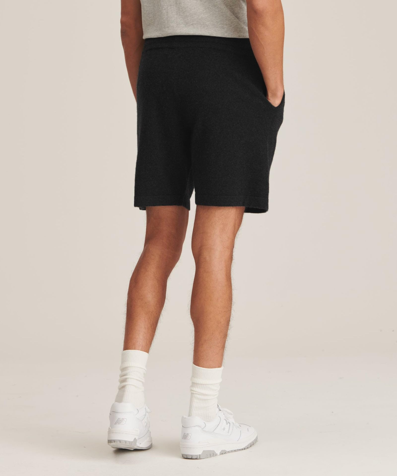 Premium Men's Signature Cashmere Shorts - Ultra Soft & Breathable Lounge Pants for Home Relaxation & Sleepwear | Perfect for Lounging, Yoga & Comfort Wear