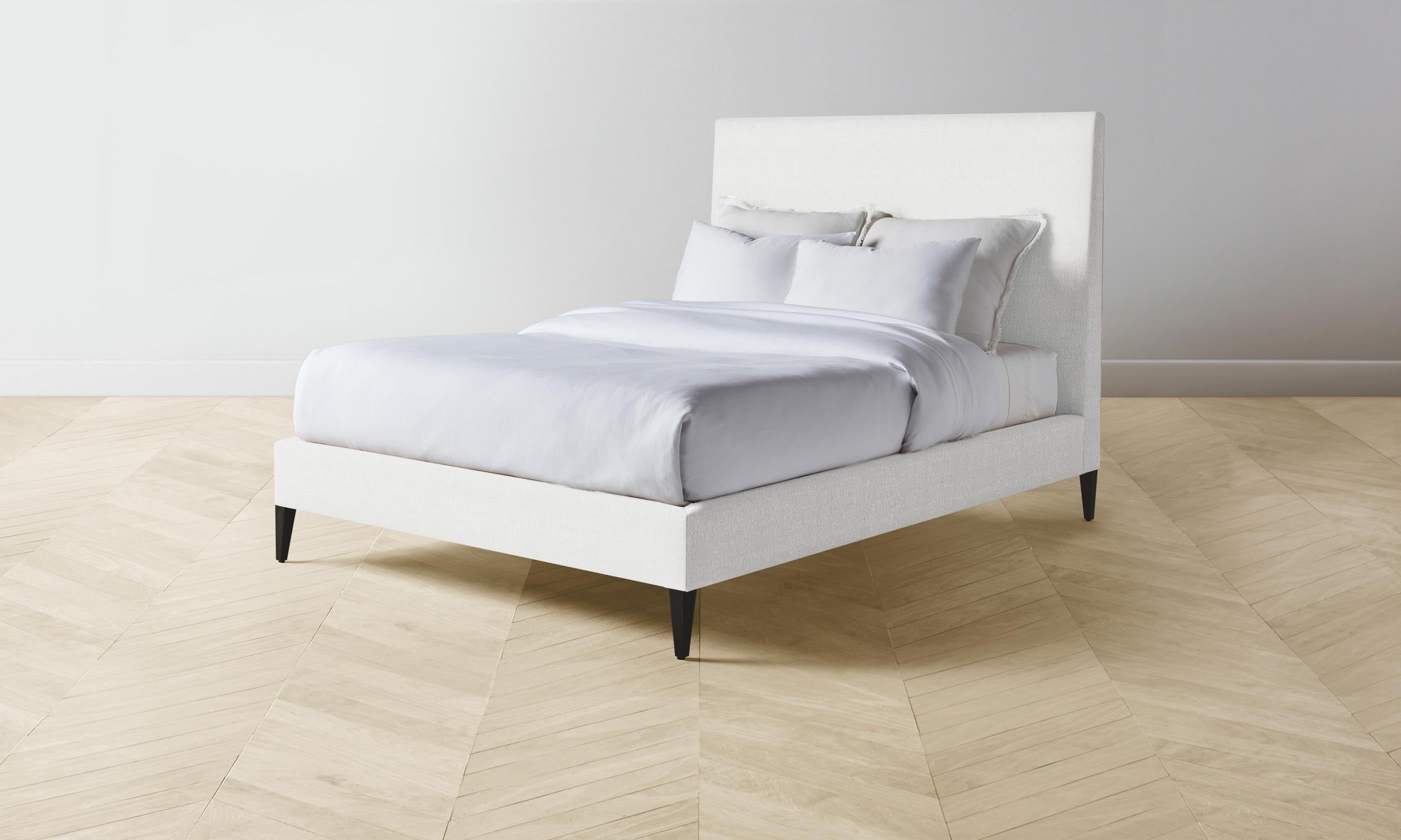 Essex Bed with Performance Bouclé Polar Fabric - Luxurious Comfort for Modern Bedrooms | Perfect for Master Suites, Guest Rooms & Cozy Retreats