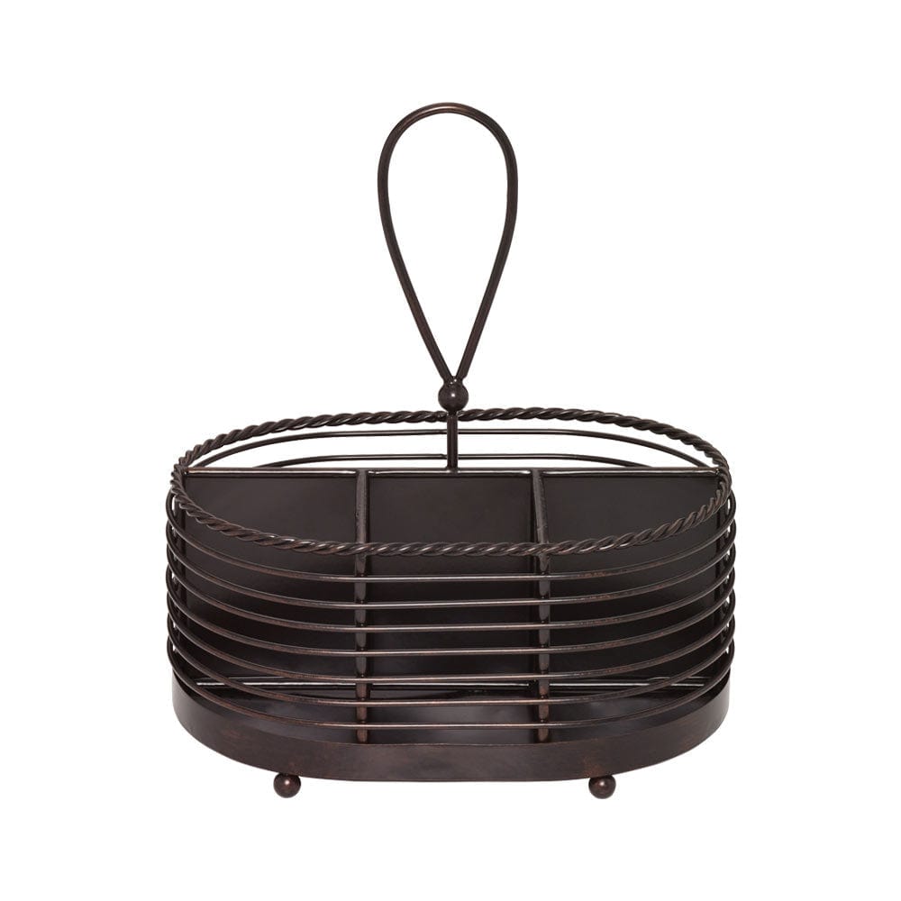 Sturdy Rope Napkin Holder & Flatware Storage Caddy - Perfect for Kitchen, Dining Table, Picnic, and Outdoor Entertaining