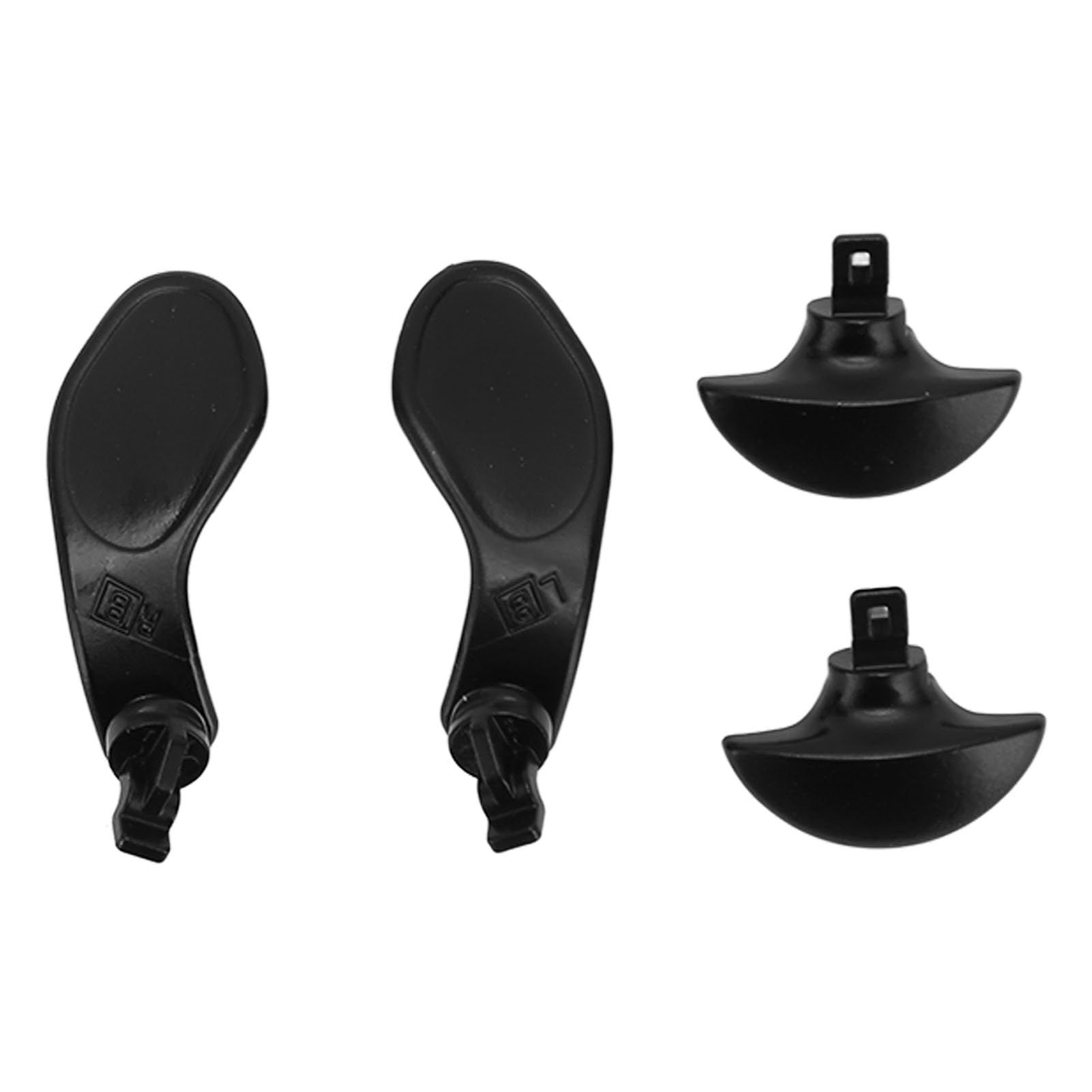 4 Pack Metal Paddles, Stainless Steel Game Controller Back Buttons, Professional Replacement Trigger Locks for PS5 Edge Controller (Black) - Perfect for Competitive Gaming & Enhanced Playstation 5 Controller Performance