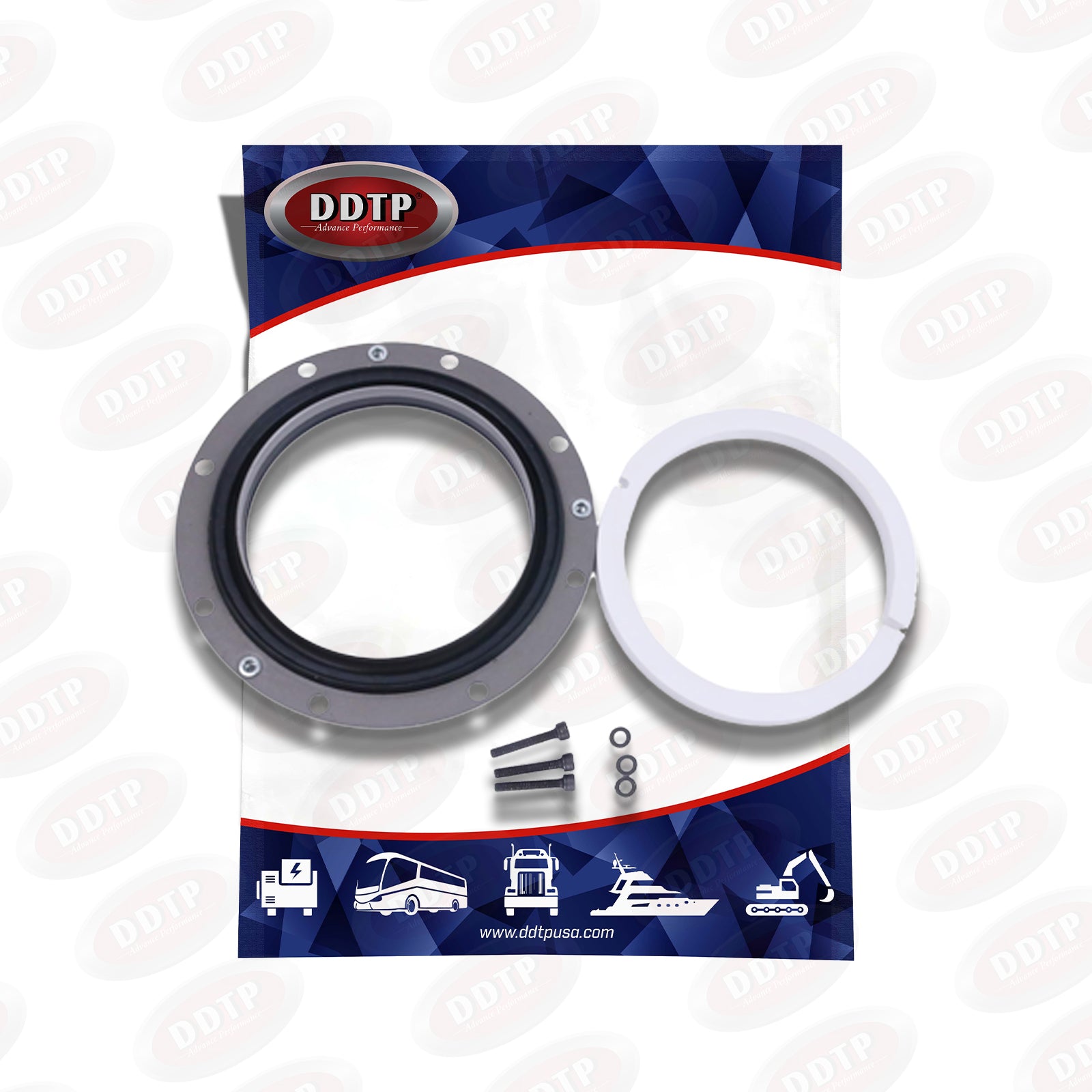 Cummins ISX Dual Overhead Camshaft Front Engine Seal Kit (4955383) - Replacement Part for Heavy Duty Trucks & Diesel Engines - Perfect for Engine Repair & Maintenance