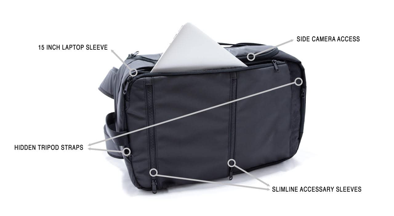 Best Waterproof Camera Backpack Sling Bag - Hidden Tripod Holder for DSLR, SLR & Mirrorless Cameras - Durable Photography Gear for Travel, Hiking & Outdoor Adventures