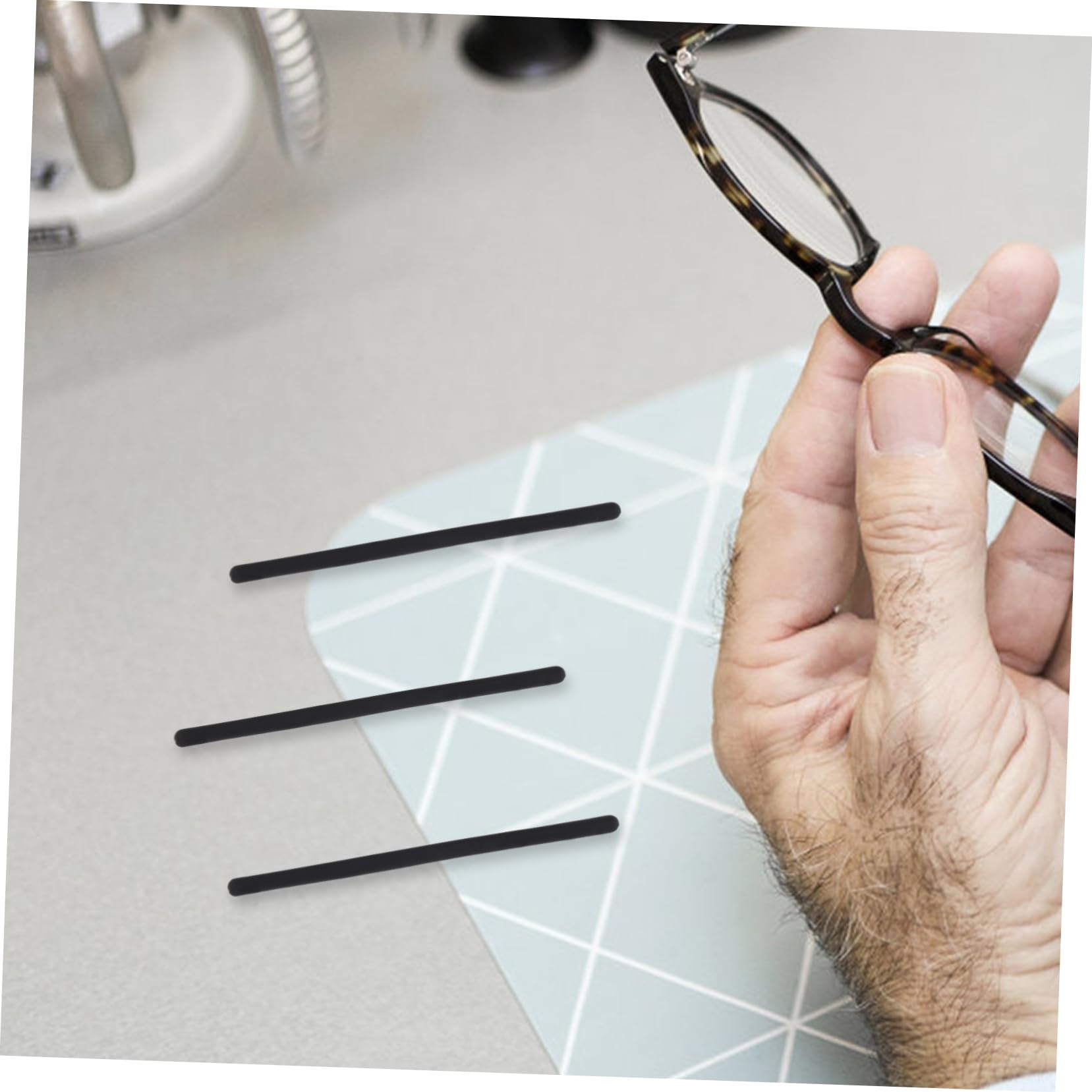 FRCOLOR 20 Pairs Silicone Glasses Arm Covers - Anti-Slip Eyeglass Temple Tips & Ear Hooks for Comfortable Fit - Glasses Accessories for Reading, Driving, and Daily Wear