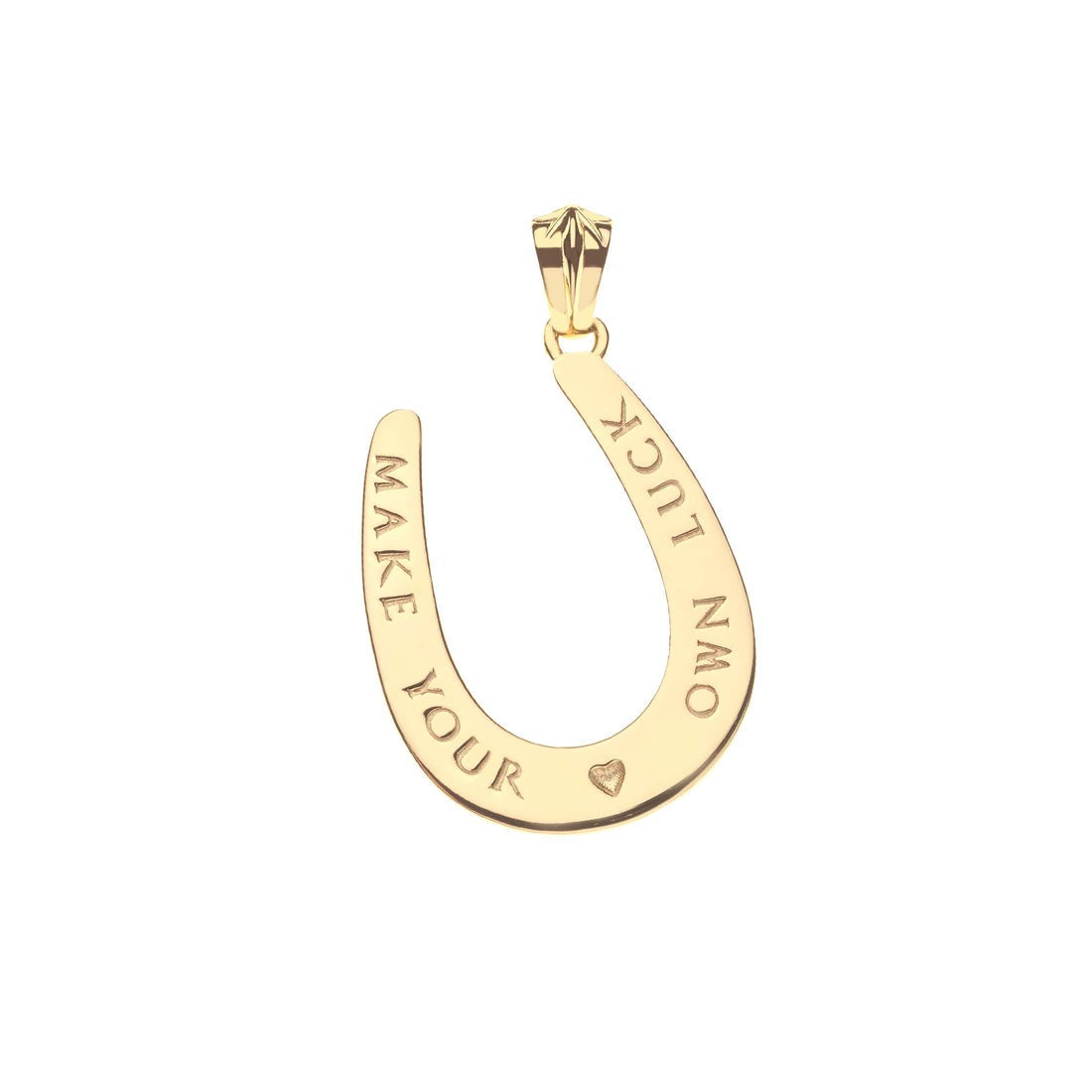 Jane Win LUCKY Starry Horseshoe Pendant Necklace - Sterling Silver Good Luck Charm Jewelry for Women - Perfect for Birthday Gifts & Everyday Wear
