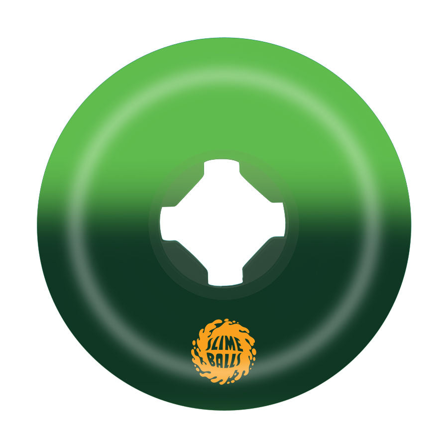56mm 99a Green Black Slime Balls Speed Wheels - Perfect for Longboard, Skateboard & Cruiser - High Performance for Smooth Rides & Tricks