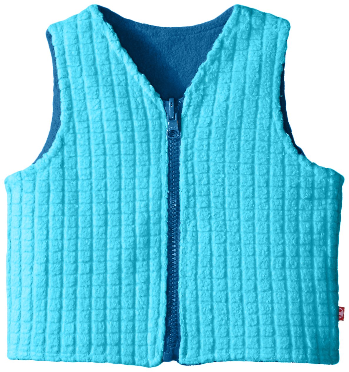 Zutano Unisex Baby Waffle Cozie Fleece Reversible Vest - Warm & Soft Infant Outerwear for Boys & Girls - Perfect for Playdates, Daycare & Outdoor Adventures