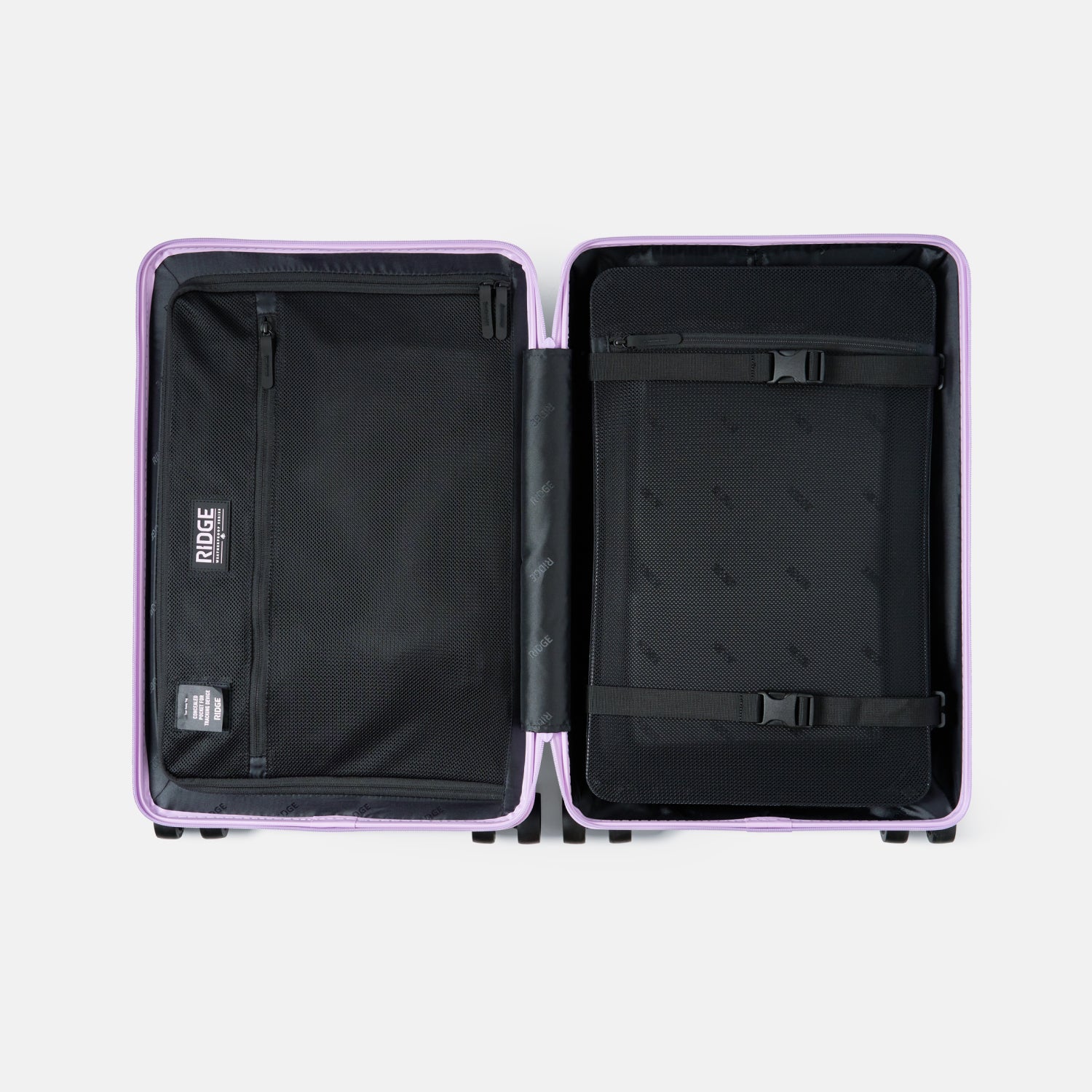 The Ridge Carry On Luggage - Lightweight Expandable Suitcase with 360° Spinner Wheels, TSA Lock & Lavender Color - Perfect for Business Travel & Weekend Getaways