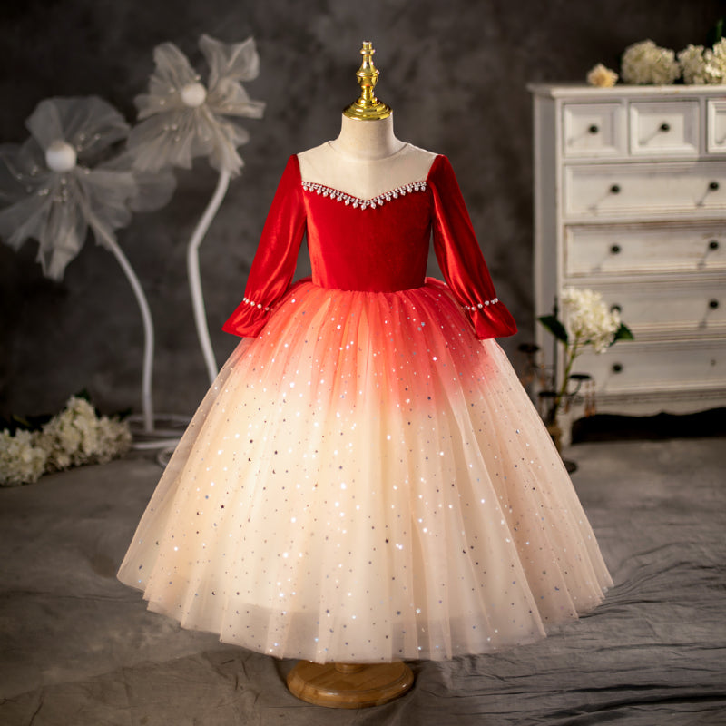 Sparkly Sequin Princess Dress for Baby Girls - Toddler Birthday Party Outfit | Perfect for Birthday Celebrations, Photo Shoots & Special Occasions
