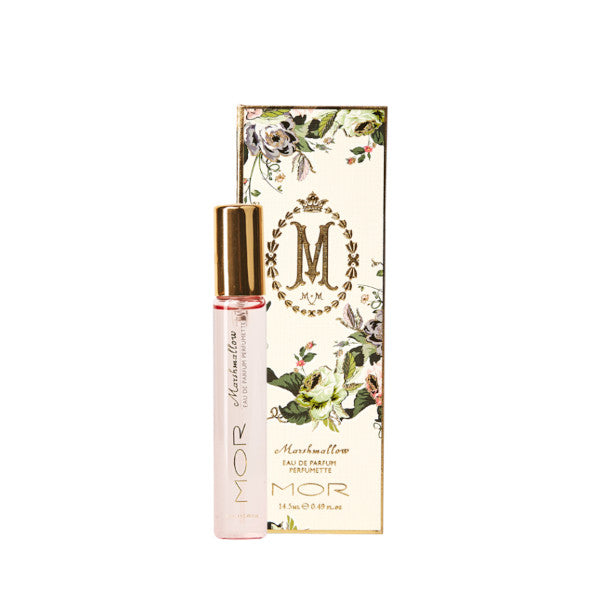 MOR EDP Perfumette Marshmallow Fragrance 14.5ml - Long Lasting Floral Gourmand Perfume for Women, Day & Night Wear, Gift Idea