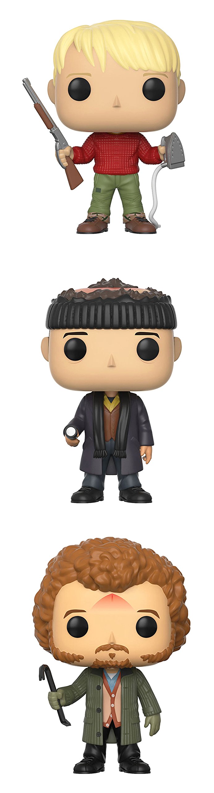 Funko POP! Home Alone Collectors Set - Kevin, Harry & Marv Action Figures | Officially Licensed Movie Collectibles for Fans & Gift Ideas | Perfect for Christmas Decor, Shelf Displays & Pop Culture Enthusiasts