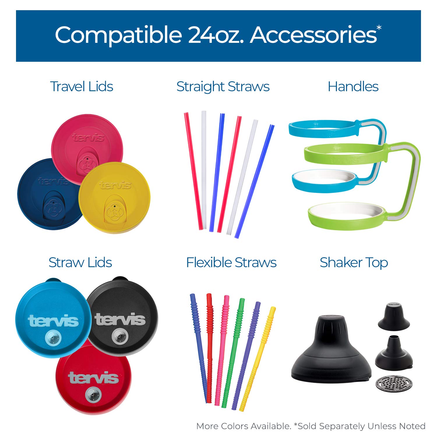 Tervis 24-Ounce Quartz Insulated Tumbler with Lid - Perfect for Hot & Cold Drinks at Home, Office or Travel