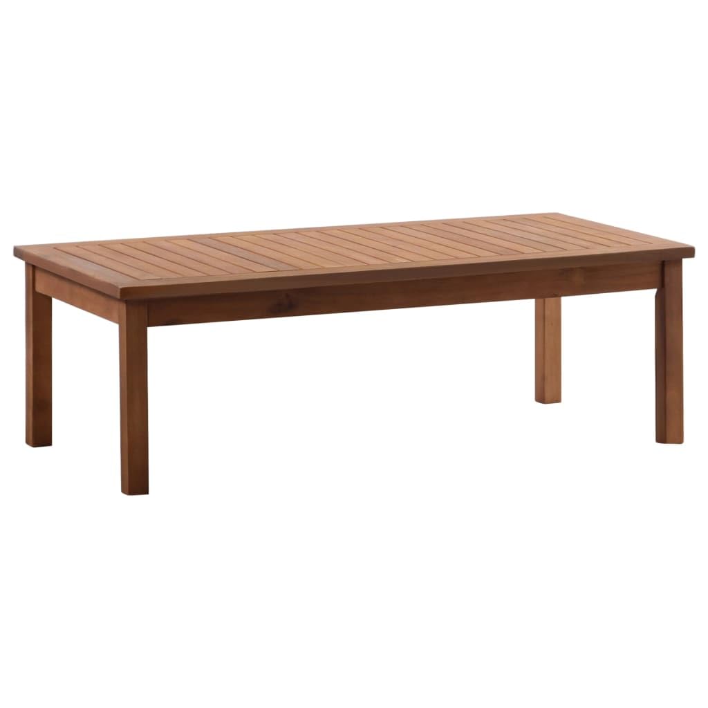 Premium Acacia Wood Outdoor Lounge Set - Rustic Patio Furniture with Table, Bench & 2 Chairs - Durable Garden, Terrace & Backyard Furniture for Relaxing & Entertaining