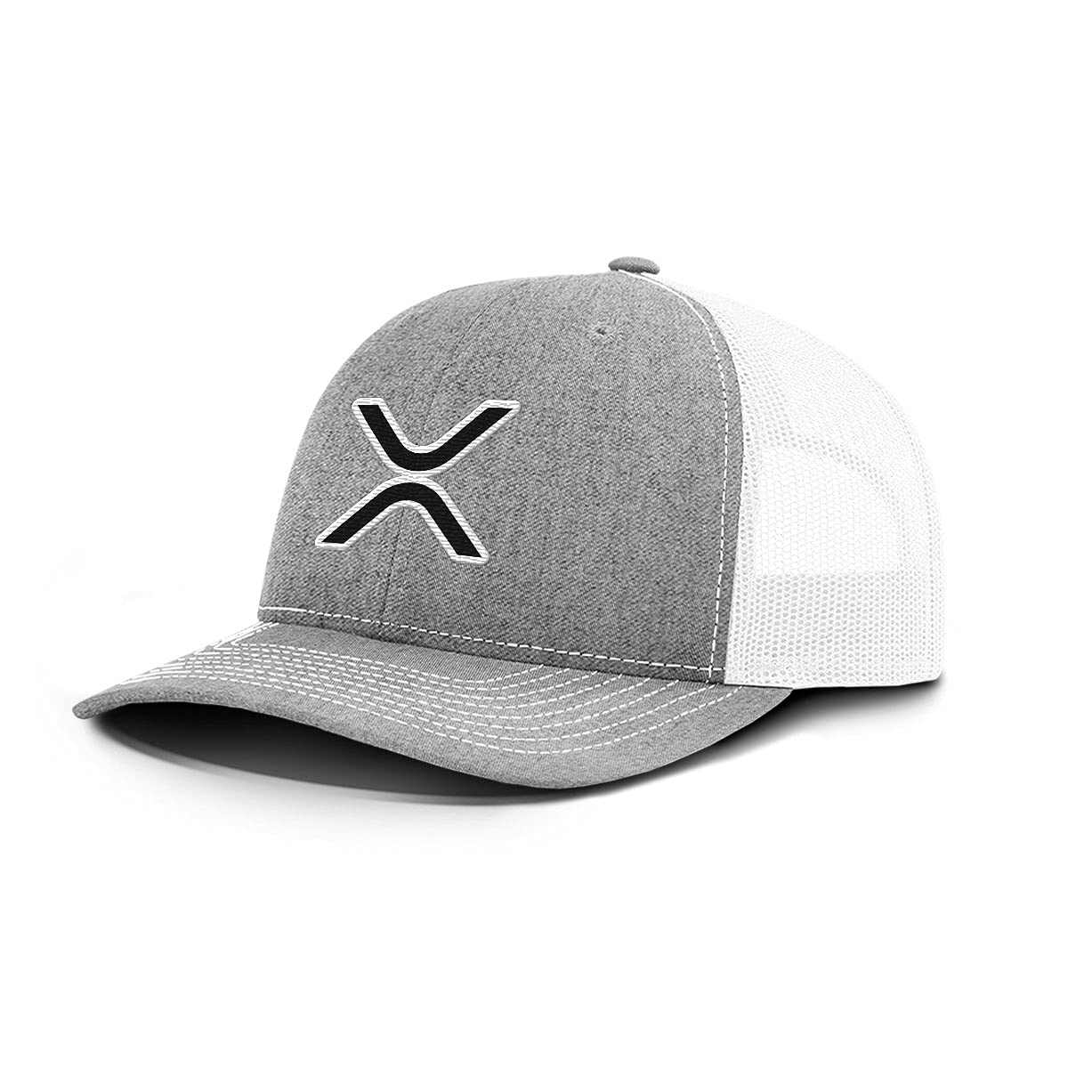XRP Logo Mesh Baseball Cap for Men - Breathable Adjustable Snapback Hat with Mesh Back - Perfect for Casual Wear, Sports & Outdoor Activities