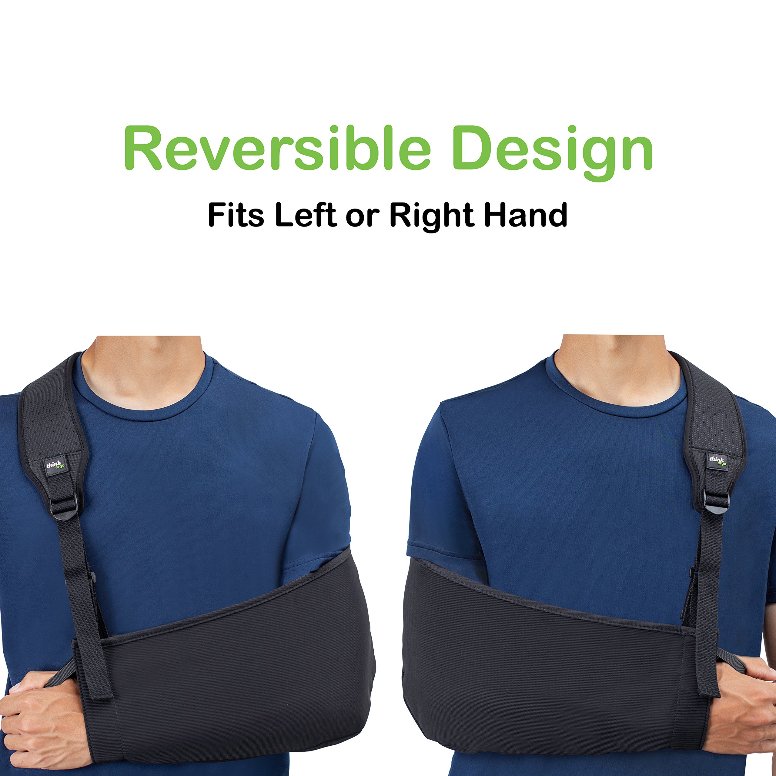 **Breathable Arm Sling with Padded Strap – Shoulder Support for Broken Bones, Fractures & Rotator Cuff Injuries – Ideal for Post-Surgery & Injury Recovery**