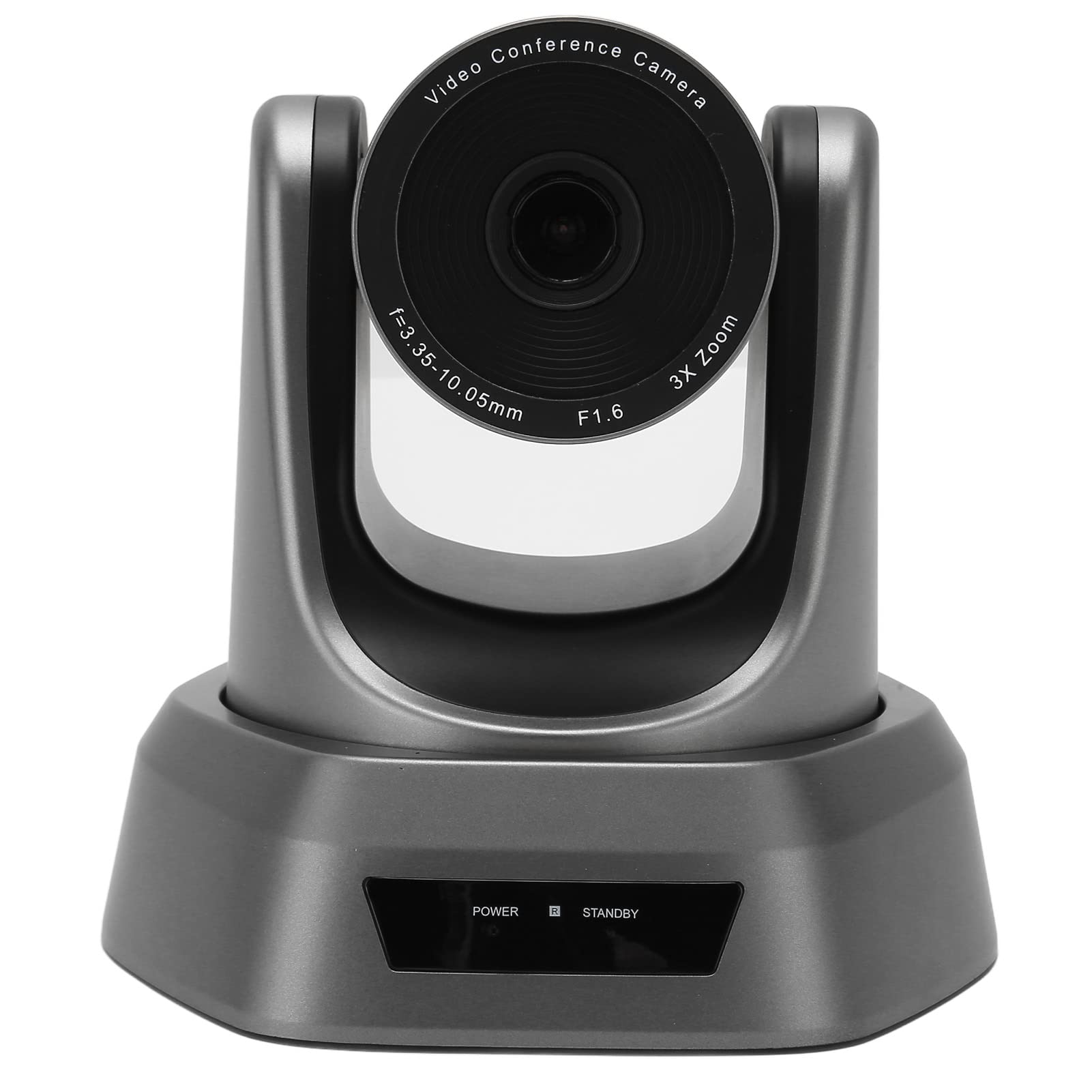USB PTZ Camera with 3X Optical Zoom - 3 Installation Methods, 128° Wide Angle, Preset Positioning for Video Conferencing & Business Meetings (100-240V, US Plug) - Perfect for Conference Rooms, Online Classes & Remote Work