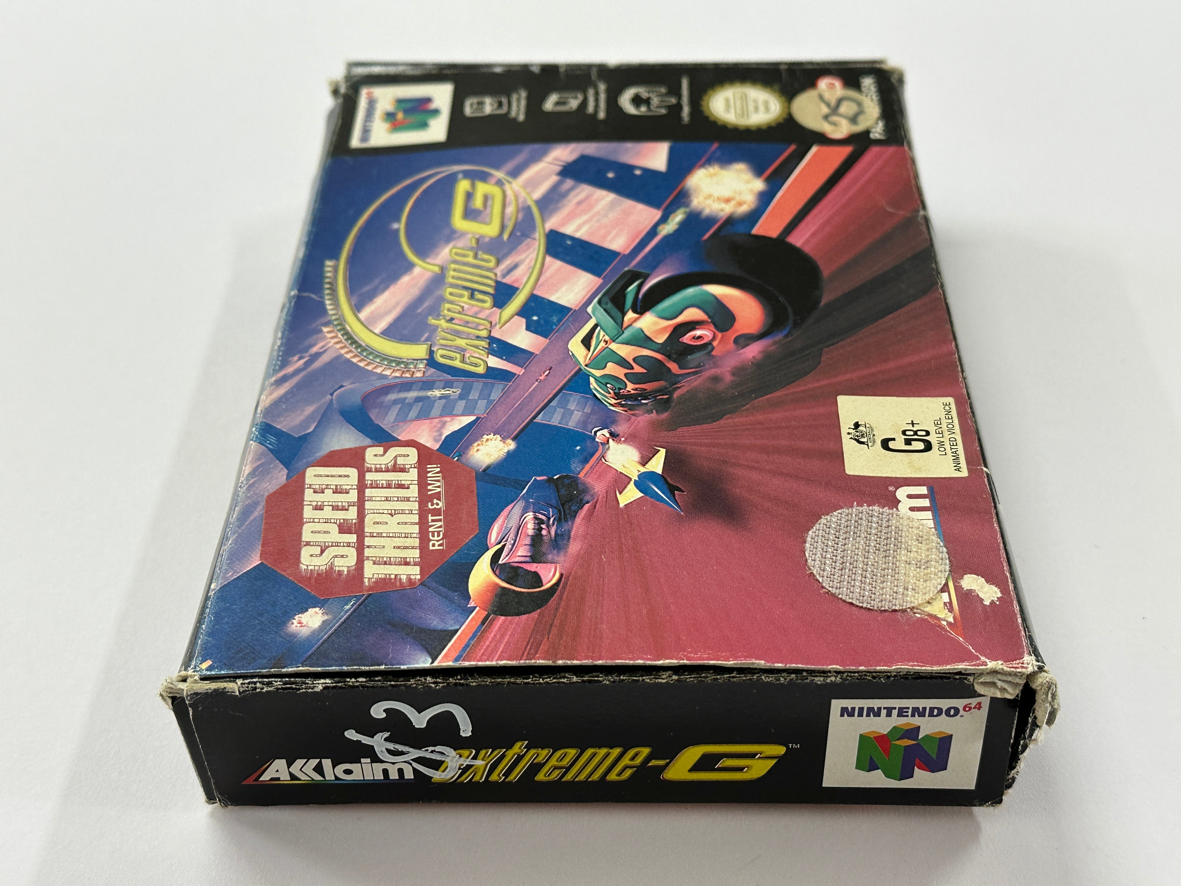 Extreme G Complete In Box - Nintendo 64 Racing Game - Retro Video Game Collector's Item - Perfect for Gaming Nostalgia & Retro Console Enthusiasts