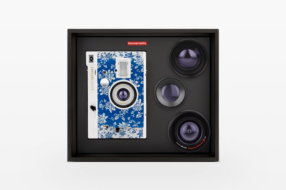 Lomography Lomo'Instant Camera & Lenses Opbeni Edition - Vintage Instant Film Camera with 3 Creative Lenses for Unique Photography | Perfect for Travel, Parties & Artistic Shots