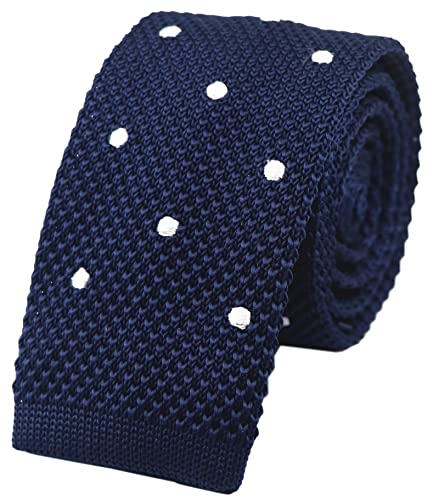 Navy Blue Polka Dot
