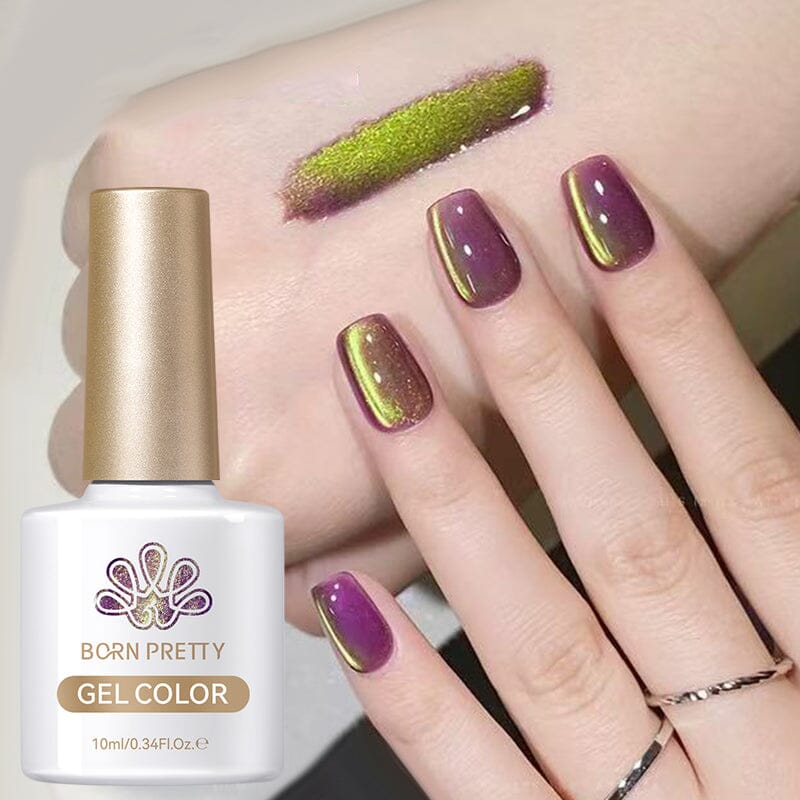 Purple Magnetic Cat Eye Gel Polish - MY270 Honey Trap 10ml Nail Lacquer for Salon & Home Manicure - Perfect for Parties, Weddings & Special Occasions
