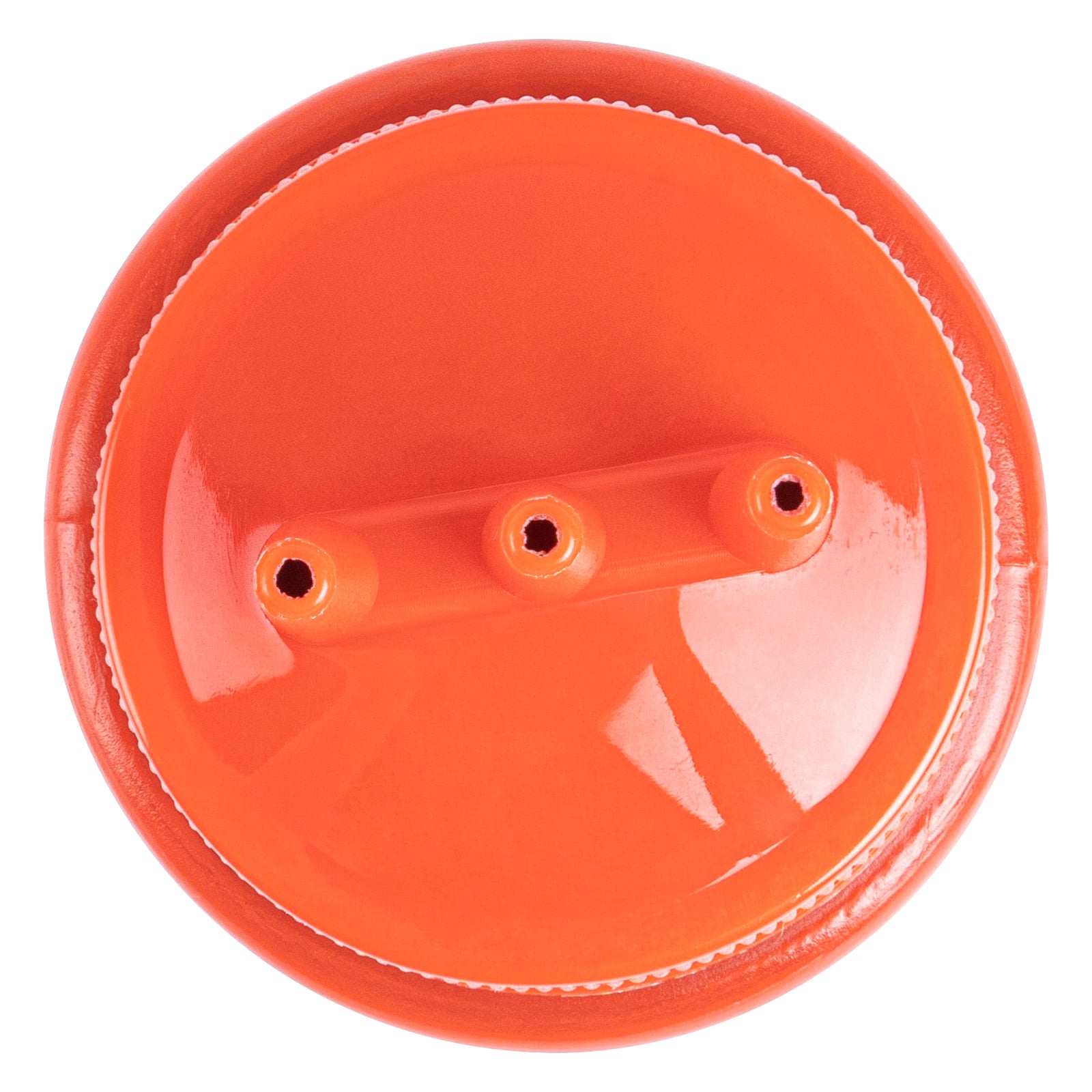 16 oz Red Plastic Ketchup Squeeze Bottle with Triple Dispersion Tip - 2.5