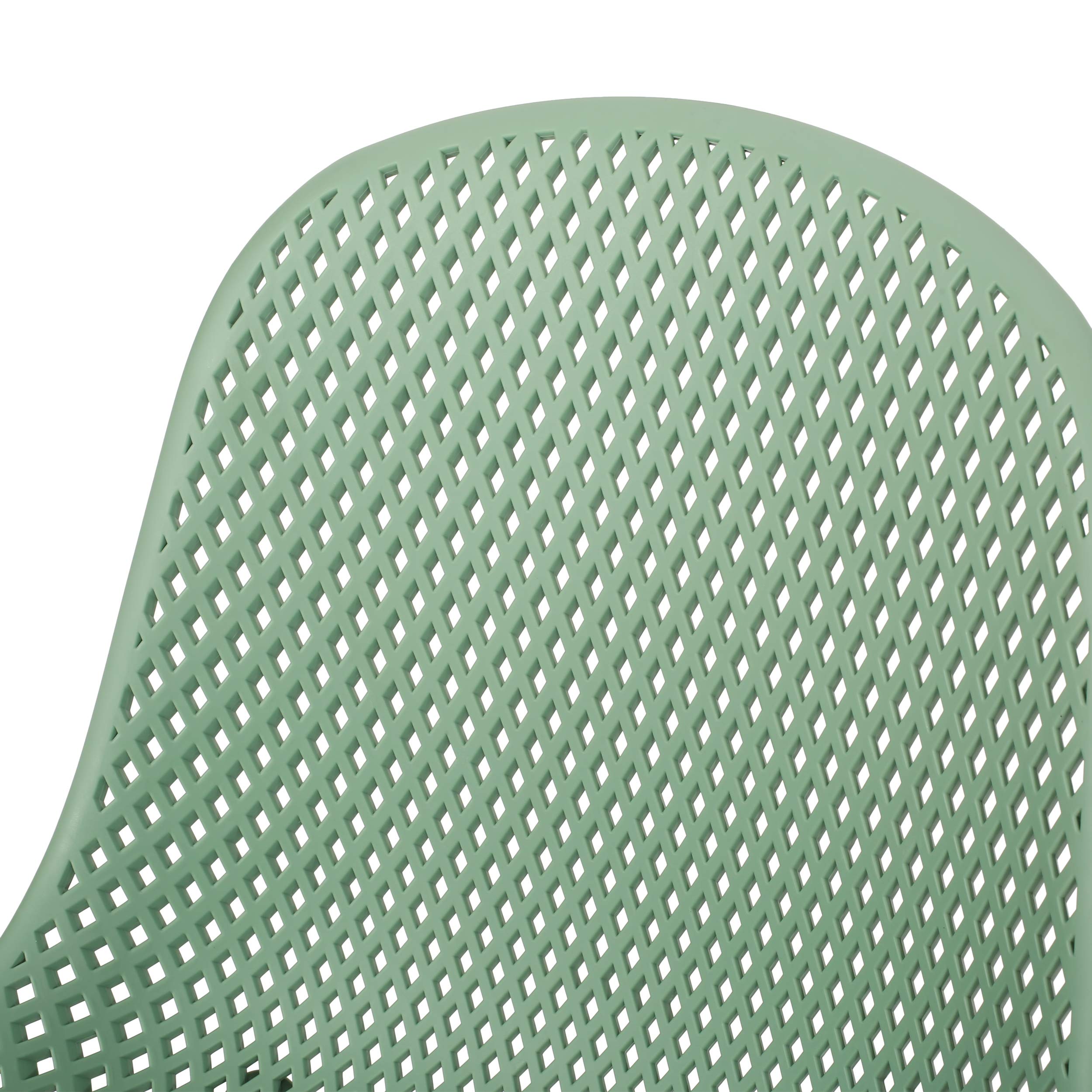 Christopher Knight Home Darleen Outdoor Dining Chairs (Set of 2) - Weather-Resistant Green Patio Furniture for Garden, Poolside, and Backyard Dining