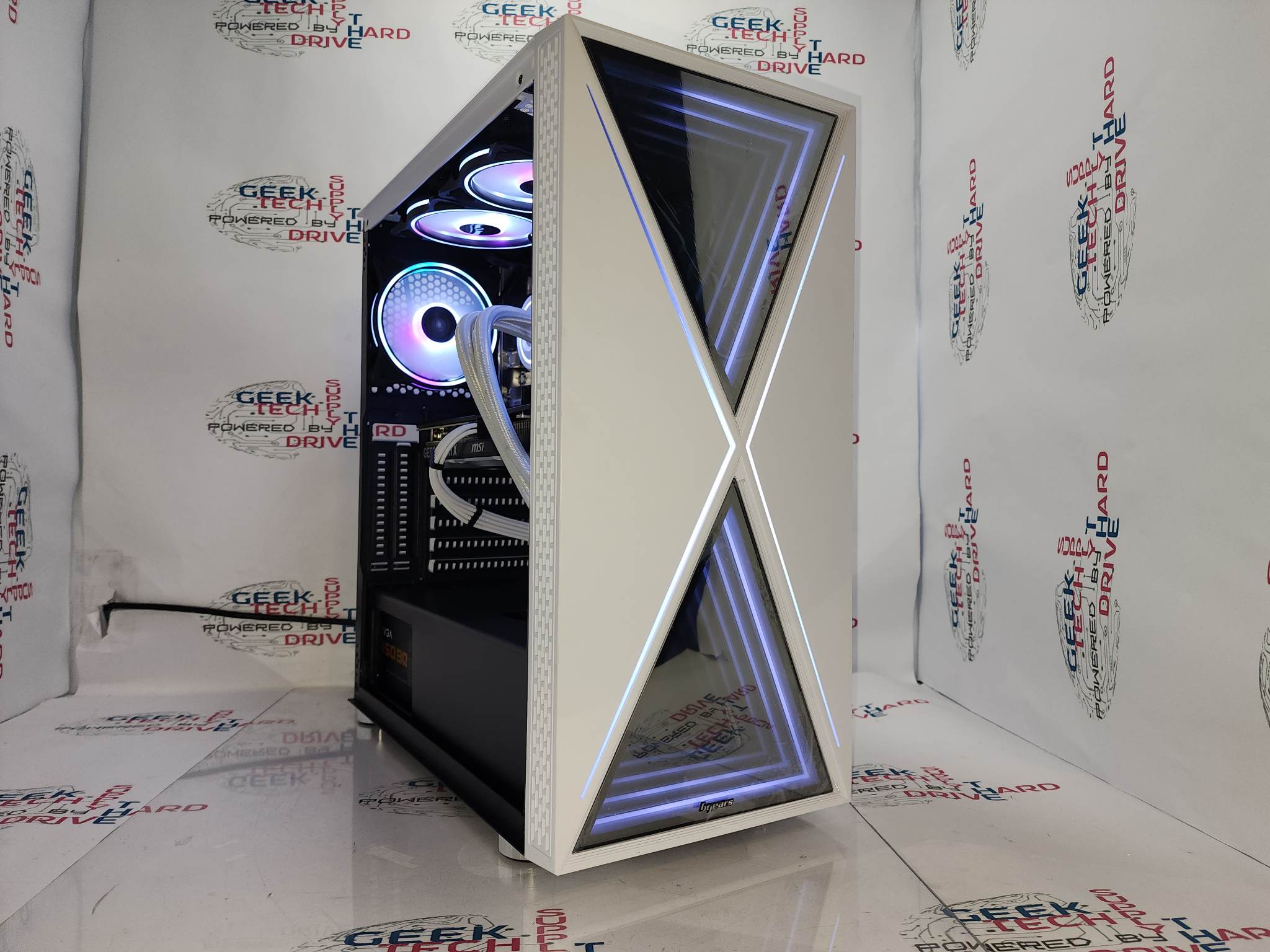 Pinnacle Gaming PC Desktop Computer - Intel Core i7, NVIDIA RTX 4070, 500GB/1TB/2TB SSD, 16GB/32GB RAM, Liquid Cooling, WiFi - Blackwidow H6 for High-Performance Gaming & Streaming
