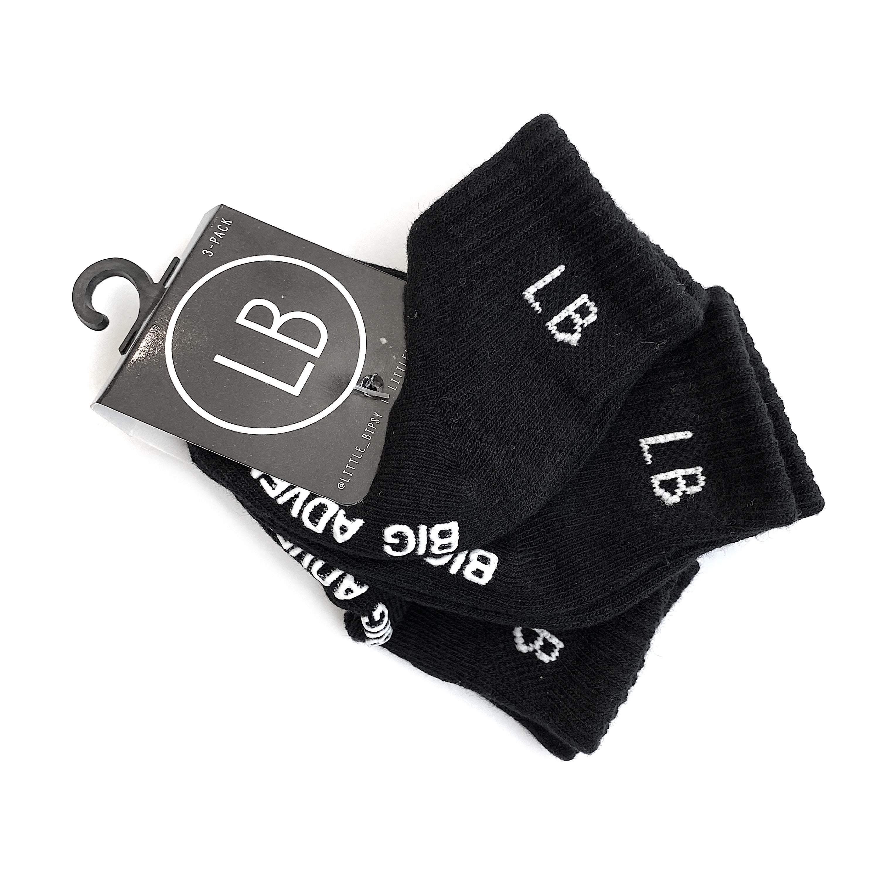 3 Pack Black Cotton Socks for Men & Women - Comfortable Everyday Wear for Work, Gym & Casual Outfits