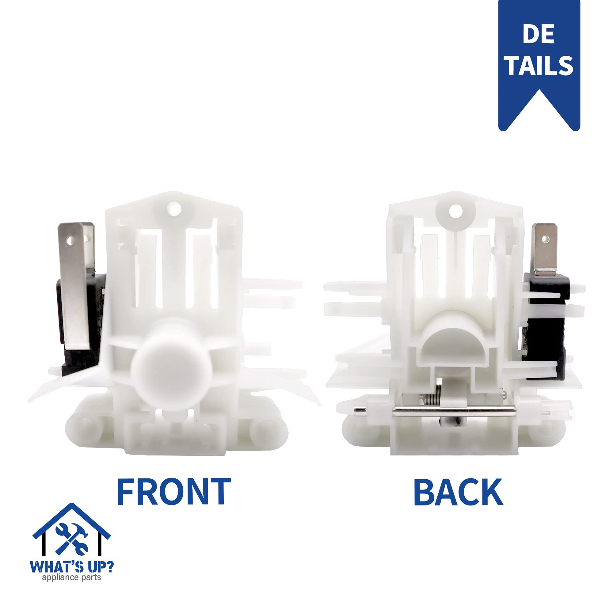 Samsung Dishwasher Door Switch Latch Replacement Part DD81-02132A - Compatible with DW80K7050UG/AA-02, DW80K5050UG/AA-00, DW80K5050US/AA Series - Fix Leaking or Malfunctioning Dishwasher Door for Efficient Cleaning