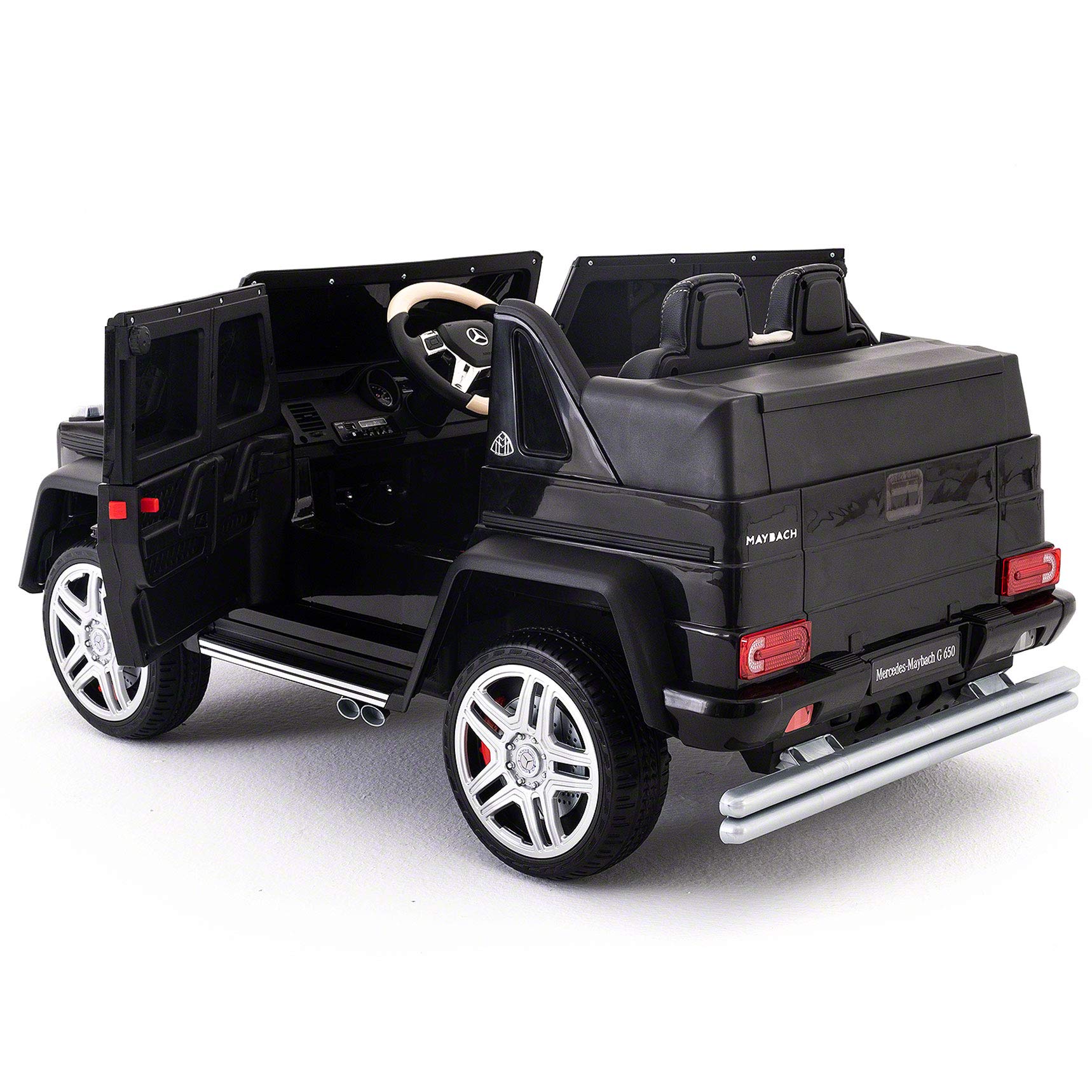 Modern Kids Mercedes Maybach G650 12V Electric Ride-On Car with Parental Remote Control, EVA Foam Wheels, Leather Seat, MP3/USB Player & LED Lights - Perfect for Outdoor Play & Birthday Gifts