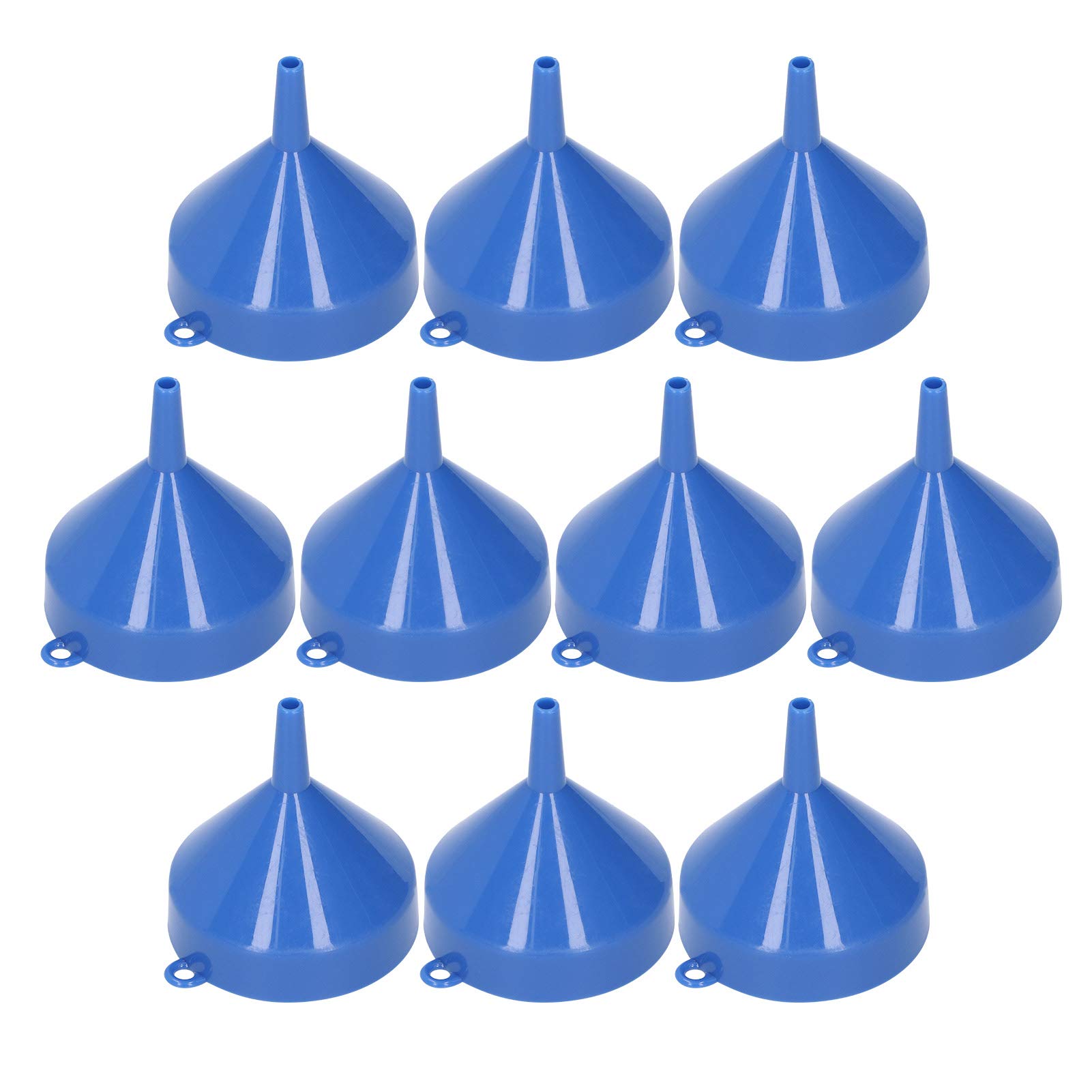 Small Plastic Dispenser Funnel - Oil & Liquid Refilling Funnel for Kitchen, Bottles, Powder & Food - Perfect for Cooking, Baking, Auto Maintenance & DIY Projects