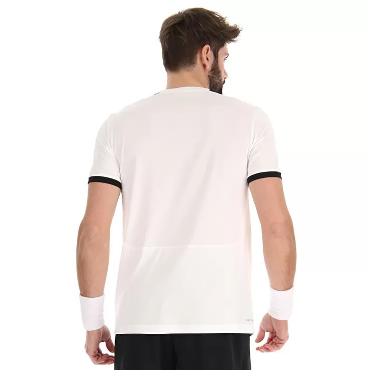 Lotto 2022 Men's Top IV Tee - Breathable Cotton T-Shirt for Casual Wear & Sports | Perfect for Gym, Running & Everyday Outfits