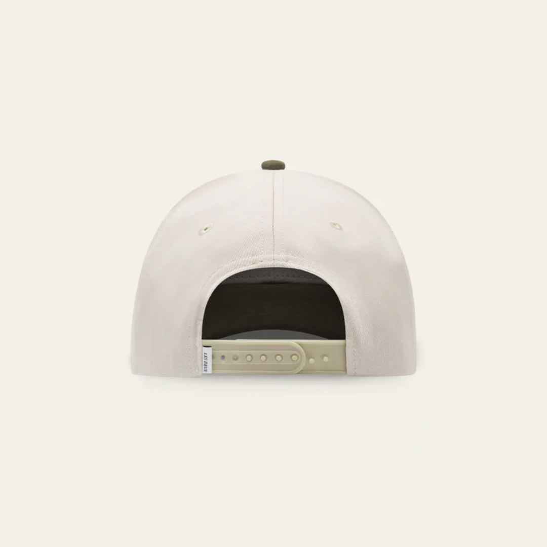 Premium Contrast Suede Baseball Cap - Light Desert Sand & Forest Green for Men & Women | Stylish Outdoor Hats for Hiking, Running, and Casual Wear