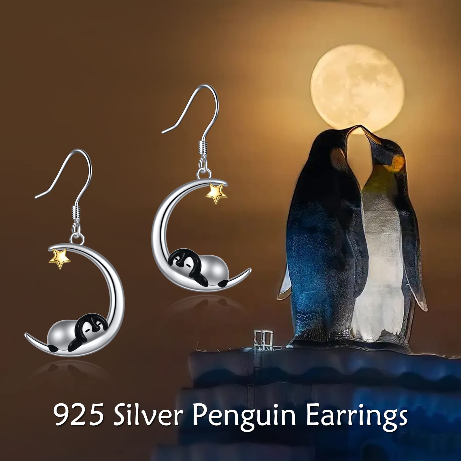 Cute 925 Sterling Silver Guinea Pig Drop Earrings for Women - Perfect Penguin, Hippo, Snake, Owl, Cat, Otter, Fox, Tulip & Mermaid Animal Jewelry Gifts - Ideal for Sisters, Birthdays & Casual Wear