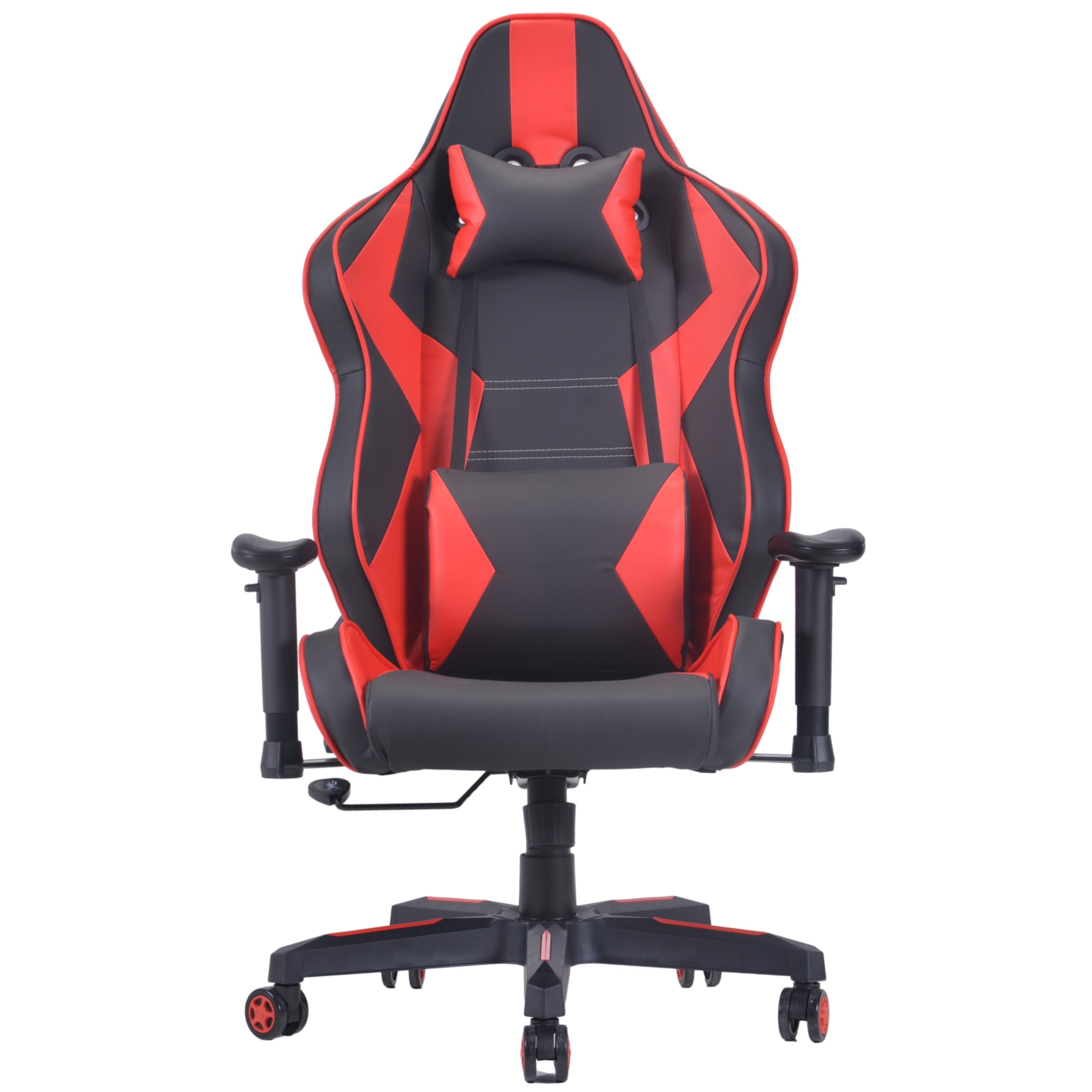 PRO X Series 77608E Ergonomic Gaming Chair - Black & Red - High Back Racing Style with Lumbar Support for PC, Console & Office Use