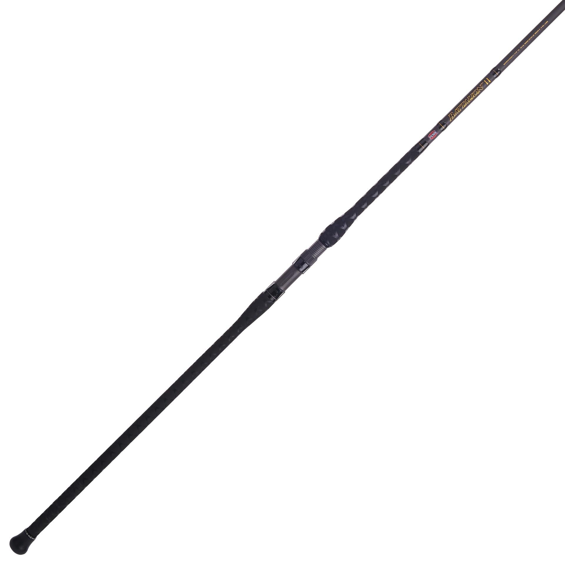 Battalion™ II Conventional Surf Fishing Rod - 12ft Saltwater Surf Casting Rod for Beach & Pier Fishing | Heavy Duty Graphite Construction for Long Distance Casting | Ideal for Surf, Shore & Inshore Fishing
