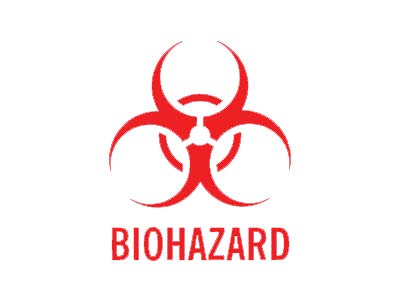 EW Designs Biohazard Sticker - Toxic Vinyl Decal for Cars & Trucks - 5 Inch Die-Cut Bumper Sticker - Perfect for Laptops, Helmets & DIY Projects