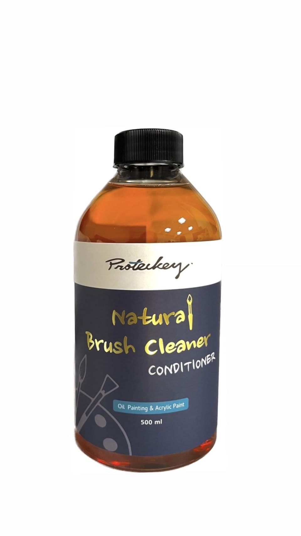 Natural Paint Brush Cleaner & Conditioner - Non-Toxic, Odorless for Oil & Acrylic Paints - Perfect for Kids & Artists