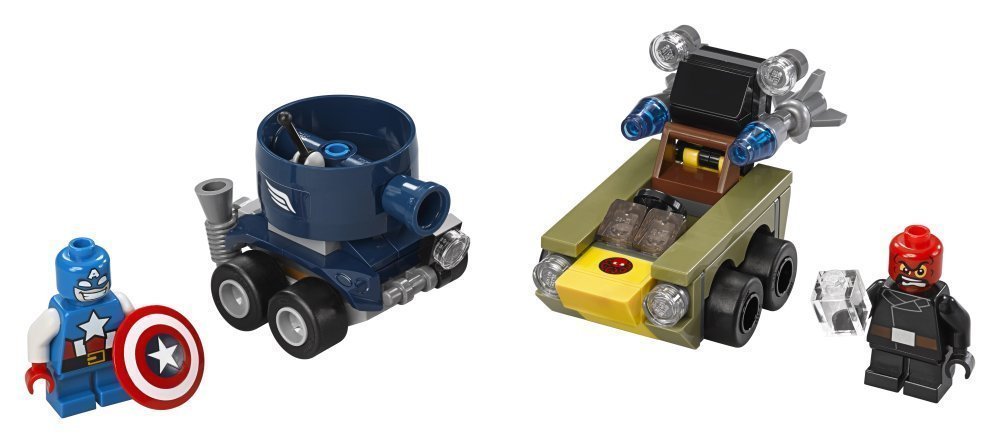 LEGO Mighty Micros Captain America vs Red Skull Superhero Building Set - Fun Action-Packed Toy for Kids & Collectors | Perfect for Playtime, Gifts & Superhero Battles