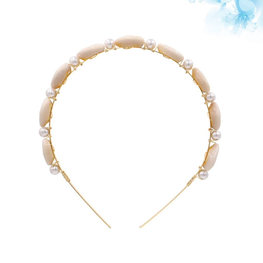 Boho Pearl Shell Headband for Beach & Summer Fashion