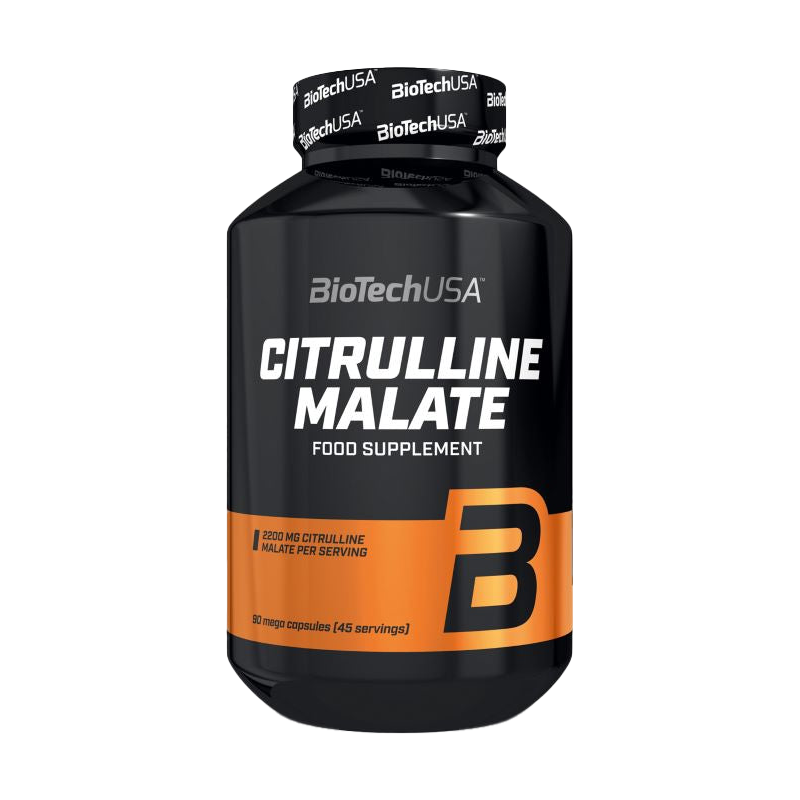 BioTechUSA Citrulline Malate Supplement - 90 Capsules for Muscle Recovery, Endurance & Workout Performance | Pre-Workout & Post-Workout Support