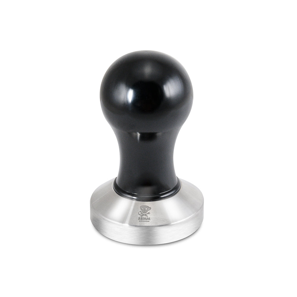 Professional Espresso Tamper with Compressor - Heavy Duty Black Coffee Tamping Tool for Baristas & Home Brewing - Perfect for Espresso Machines & Coffee Shops