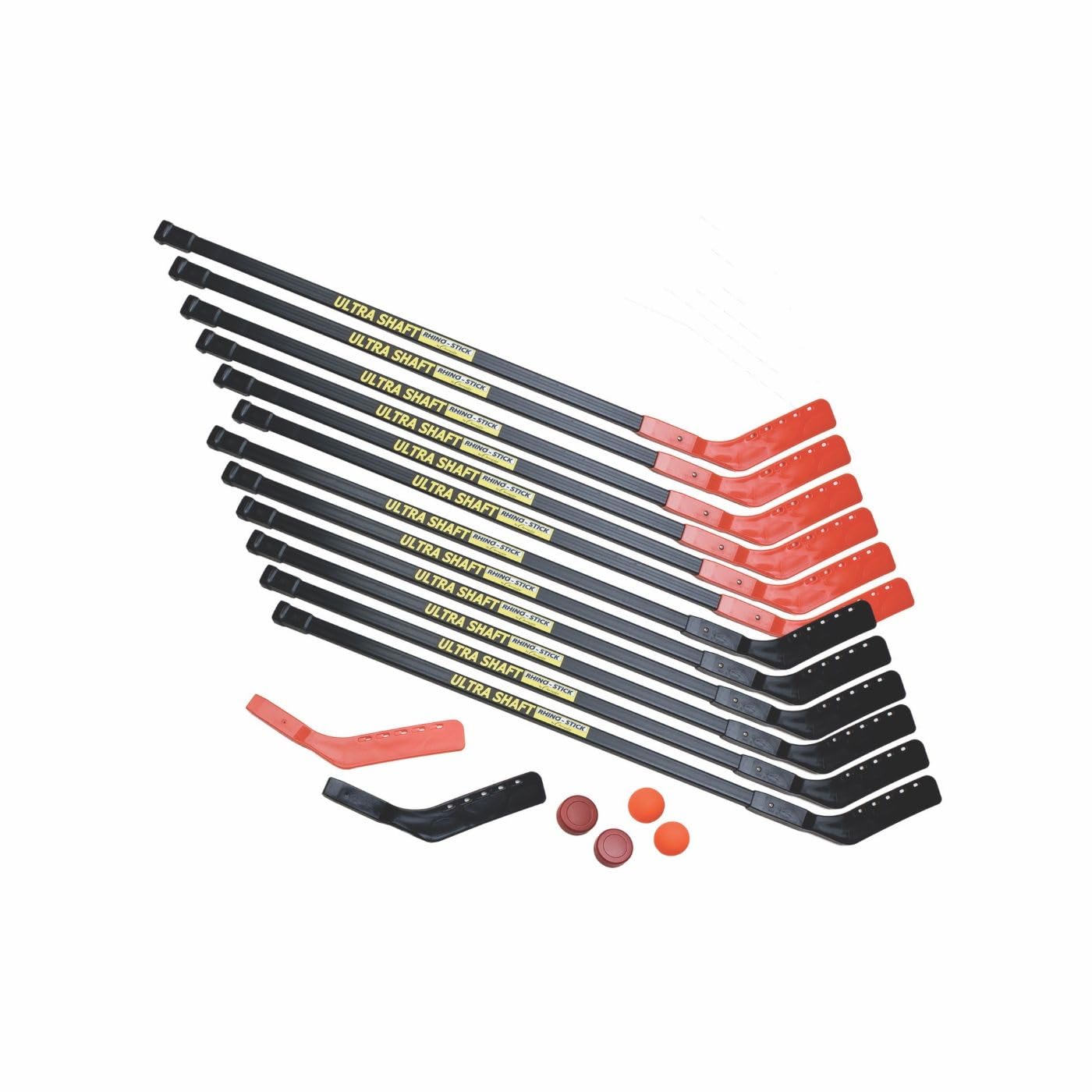 Champion Sports Ultra Shaft Hockey Set - Professional Ice Hockey Stick with Carbon Fiber Shaft for Youth & Adults - Perfect for Training, Games & Outdoor Play