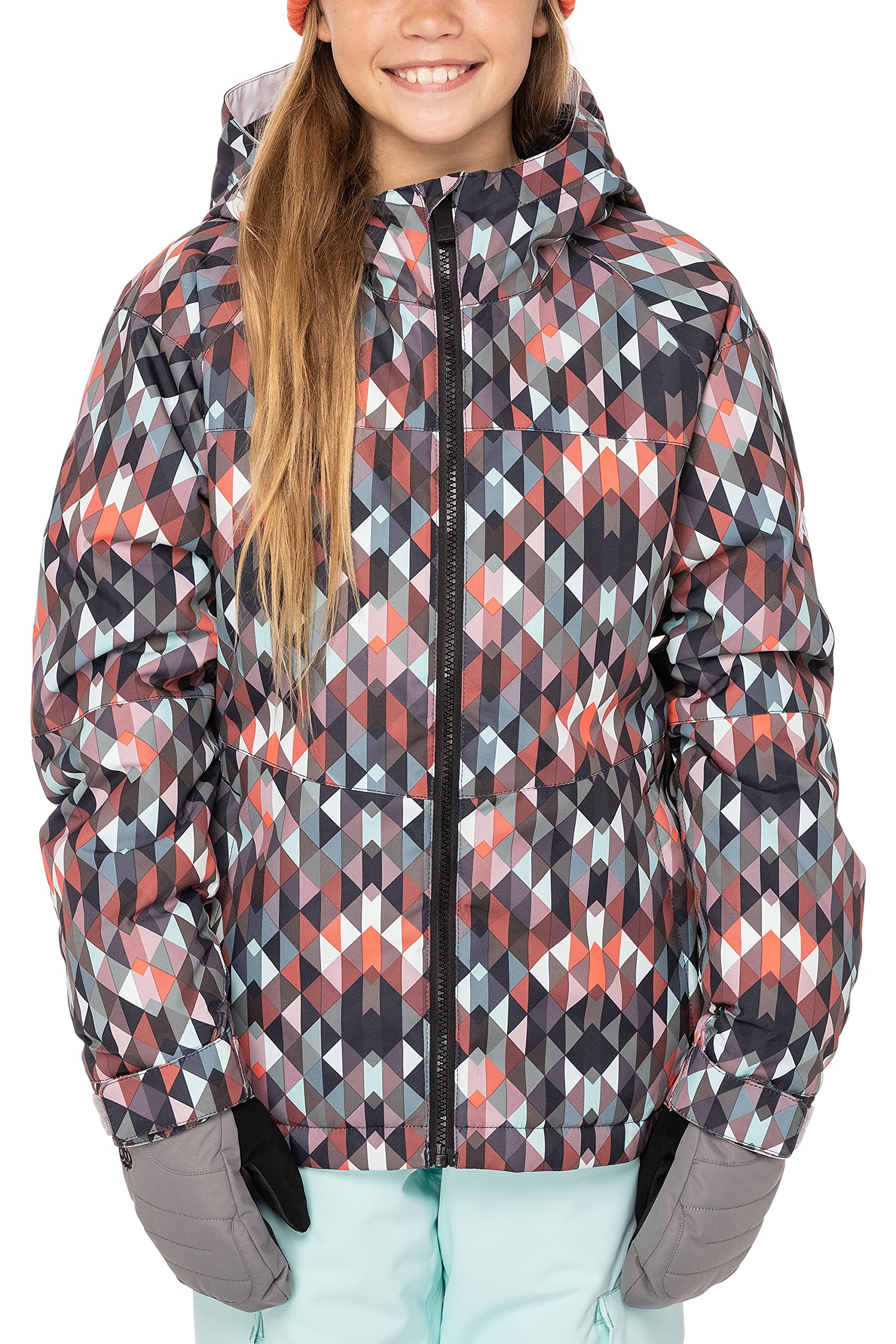 686 Girl's Athena Jacket - Insulated Winter Coat with 2-Layer Fabric Technology, Waterproof & Windproof for Outdoor Activities - Perfect for Skiing, Snowboarding and Cold Weather Adventures