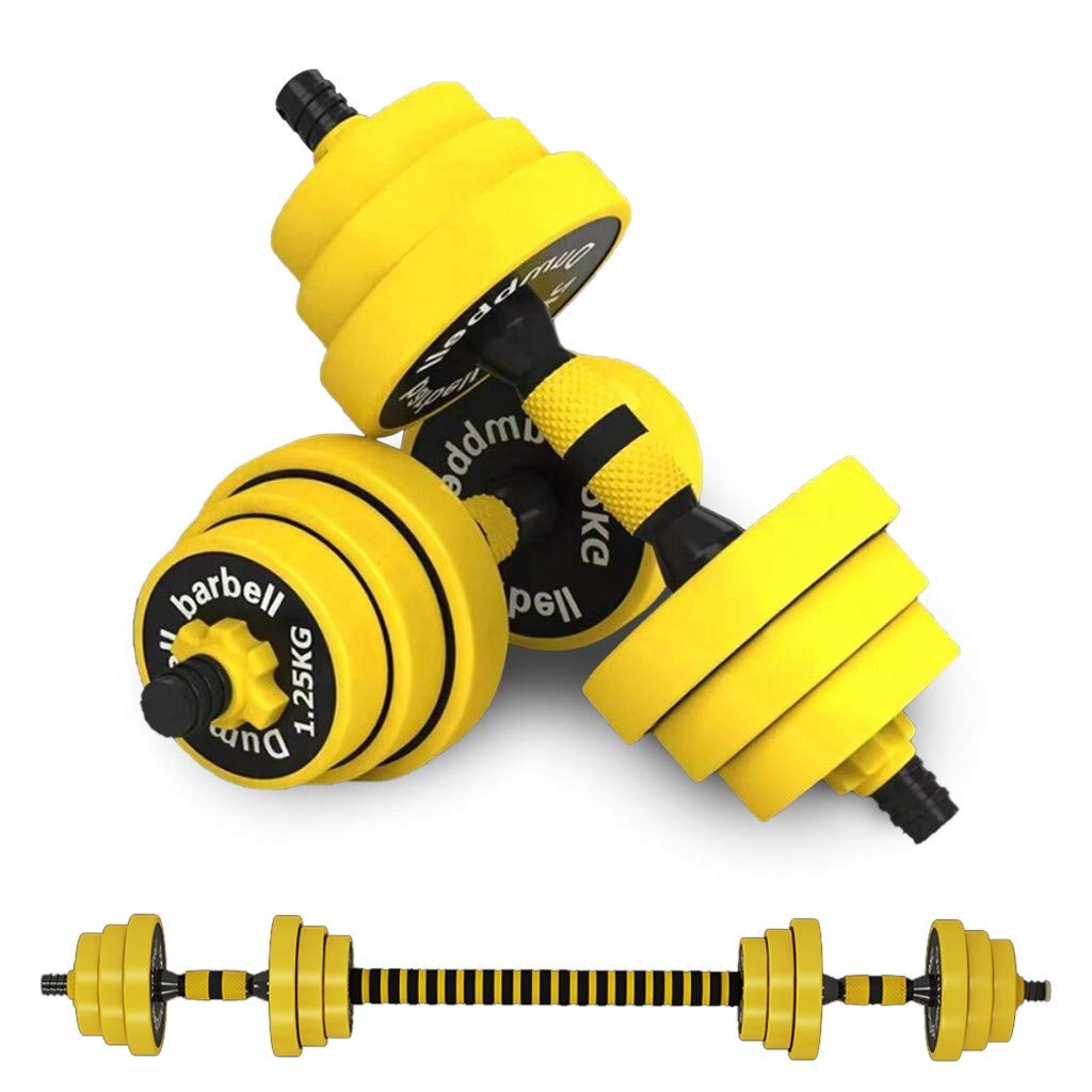Adjustable Dumbbell Set of 2 (30KG/66LB) - Free Weight Barbell for Home Gym, Strength Training Equipment for Men & Women - Perfect for Full-Body Workouts, Muscle Building, and Fitness Training at Home
