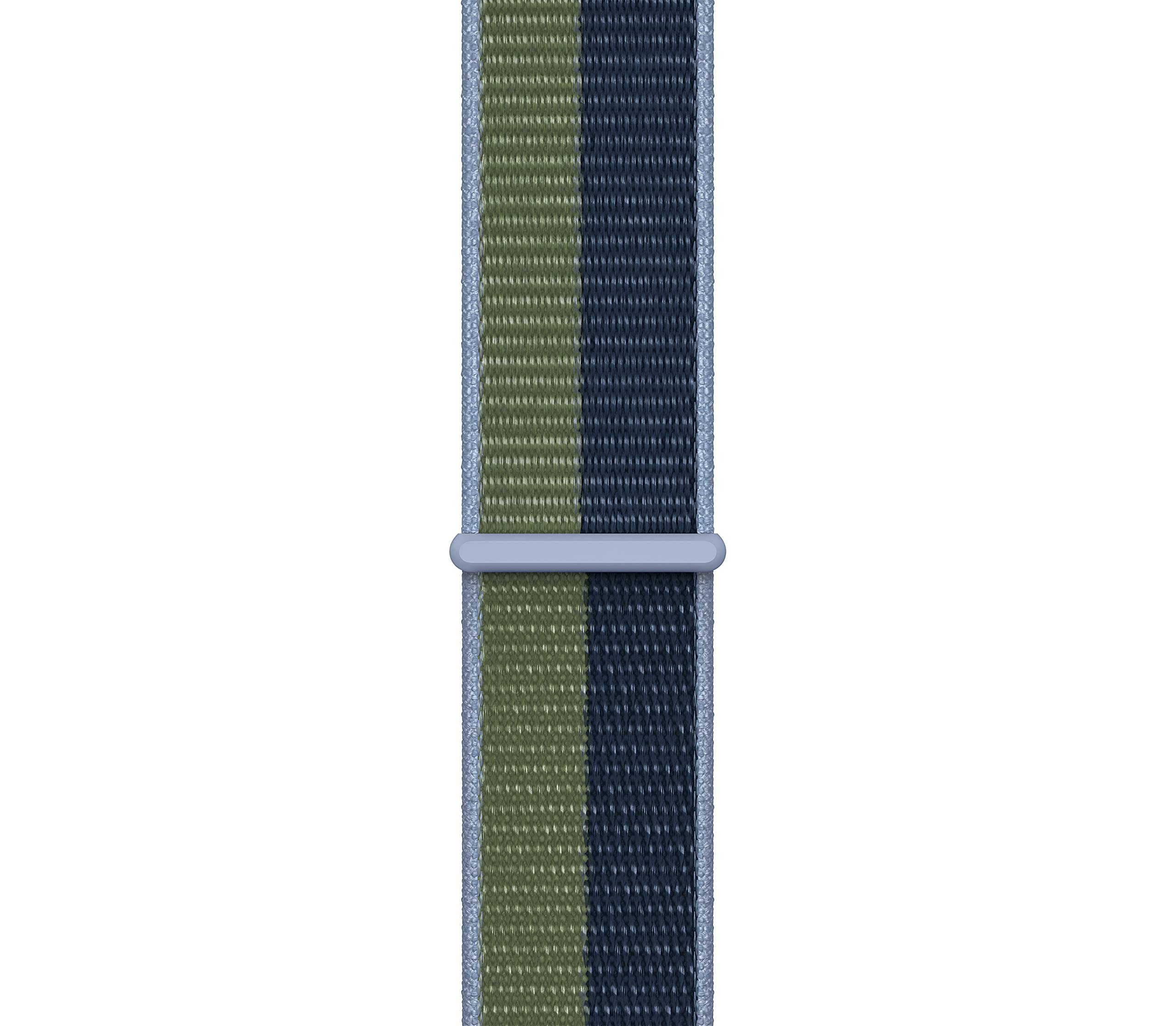 Apple Watch Band 45mm Sport Loop - Abyss Blue & Moss Green Strap - Comfortable & Durable for Running, Workouts & Daily Wear