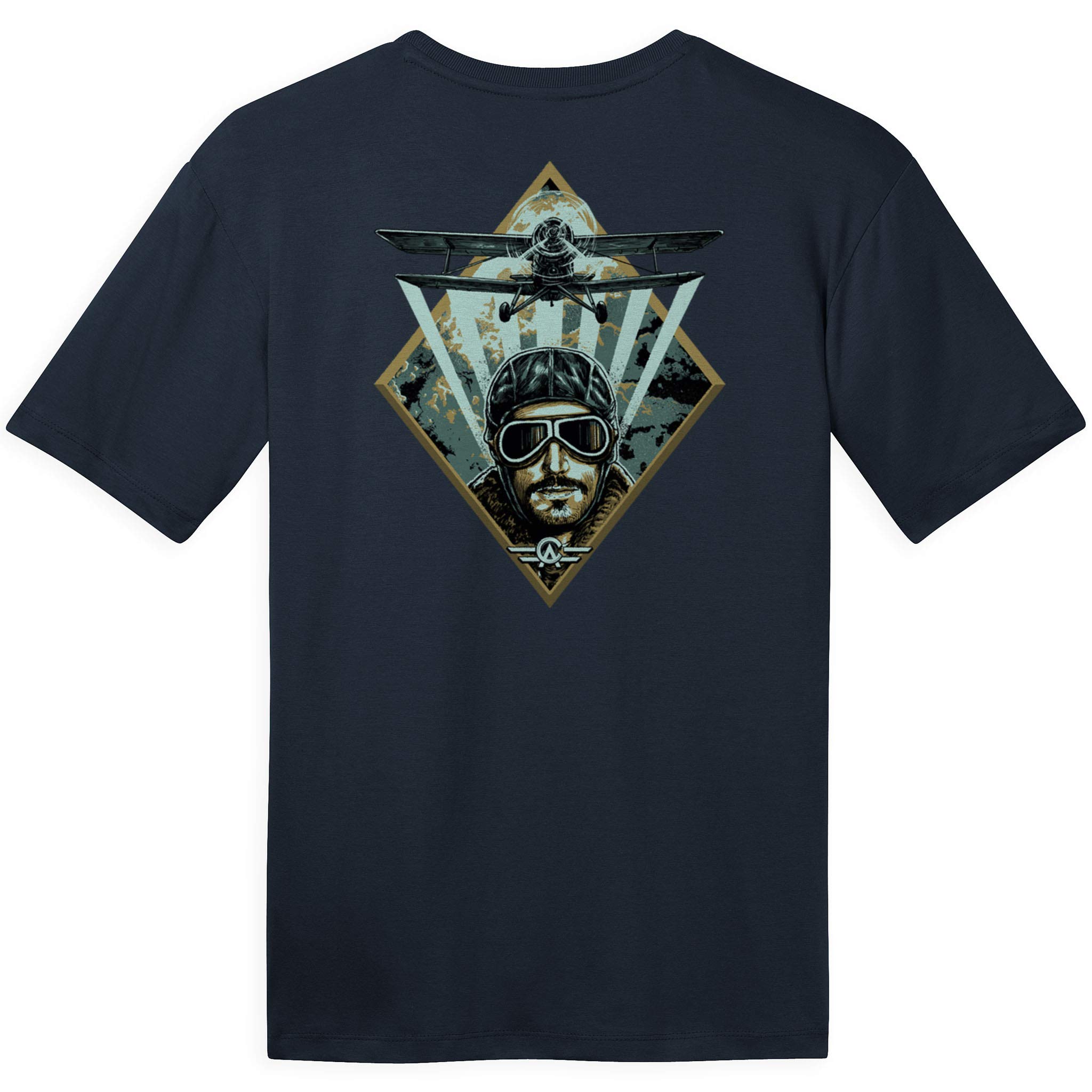 Barnstormer Aeroplane Apparel Co. Men's Vintage Aviation T-Shirt - Casual Cotton Tee for Pilots & Aviation Enthusiasts