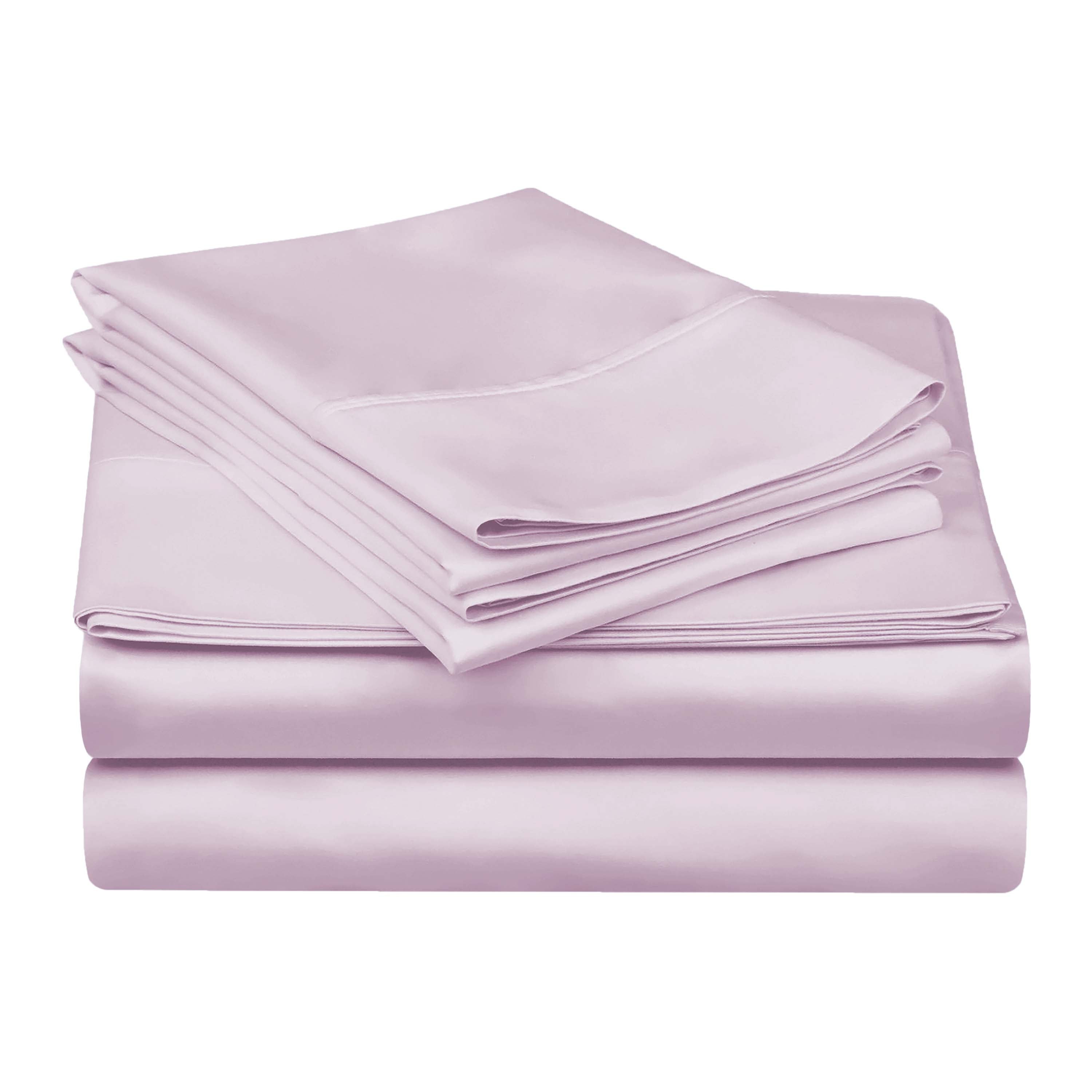 Premium 100% Egyptian Cotton 300 Thread Count Bed Sheet Set - Queen Size, 4-Piece (Flat Sheet, Fitted Sheet, 2 Pillowcases) - Soft, Breathable & Wrinkle-Resistant for Ultimate Comfort - Perfect for Luxury Hotels, Master Bedrooms & Guest Rooms
