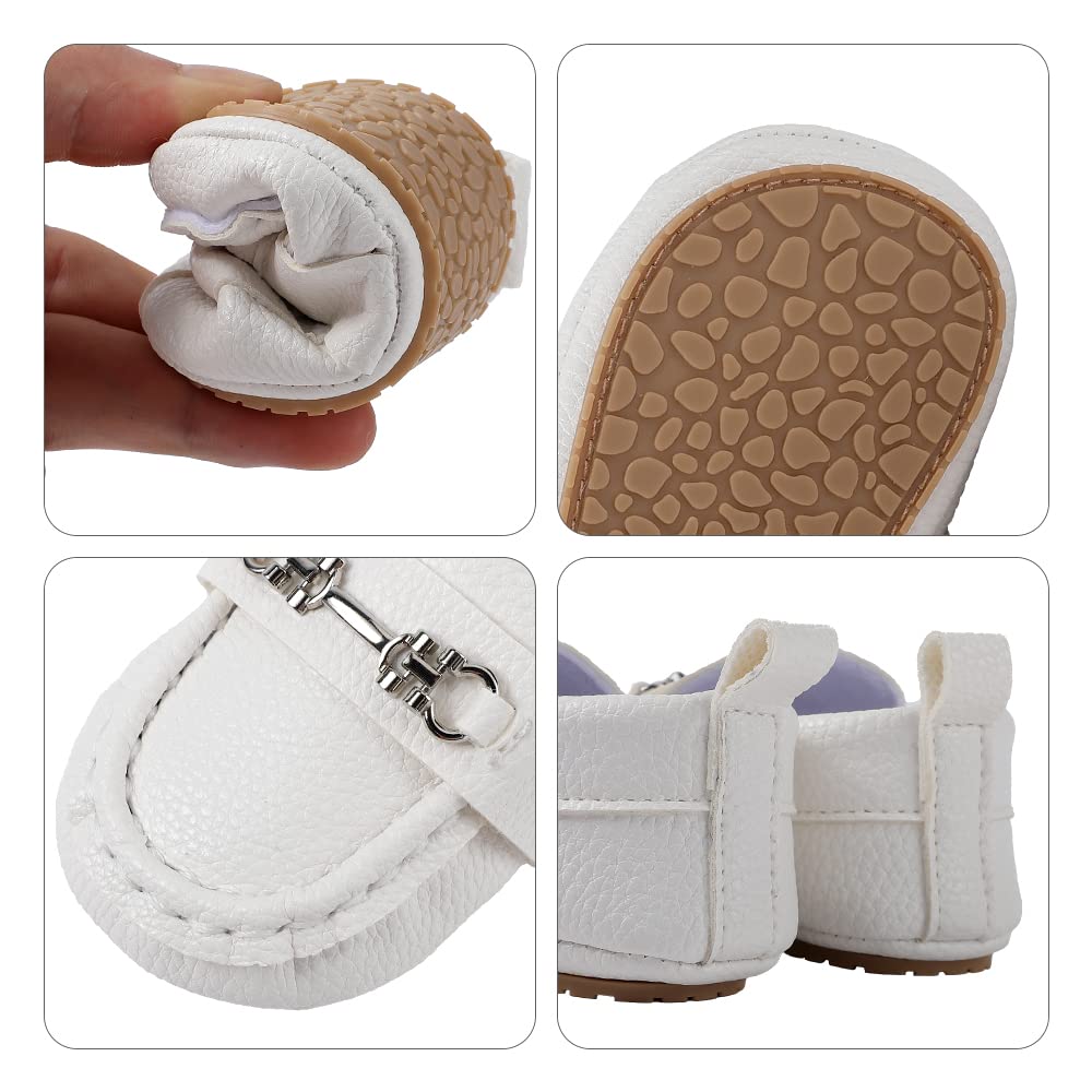 Newborn Boys' Solid Oxford Shoes - Comfortable & Stylish First Walkers for Baby Boys - Perfect for Special Occasions & Everyday Wear
