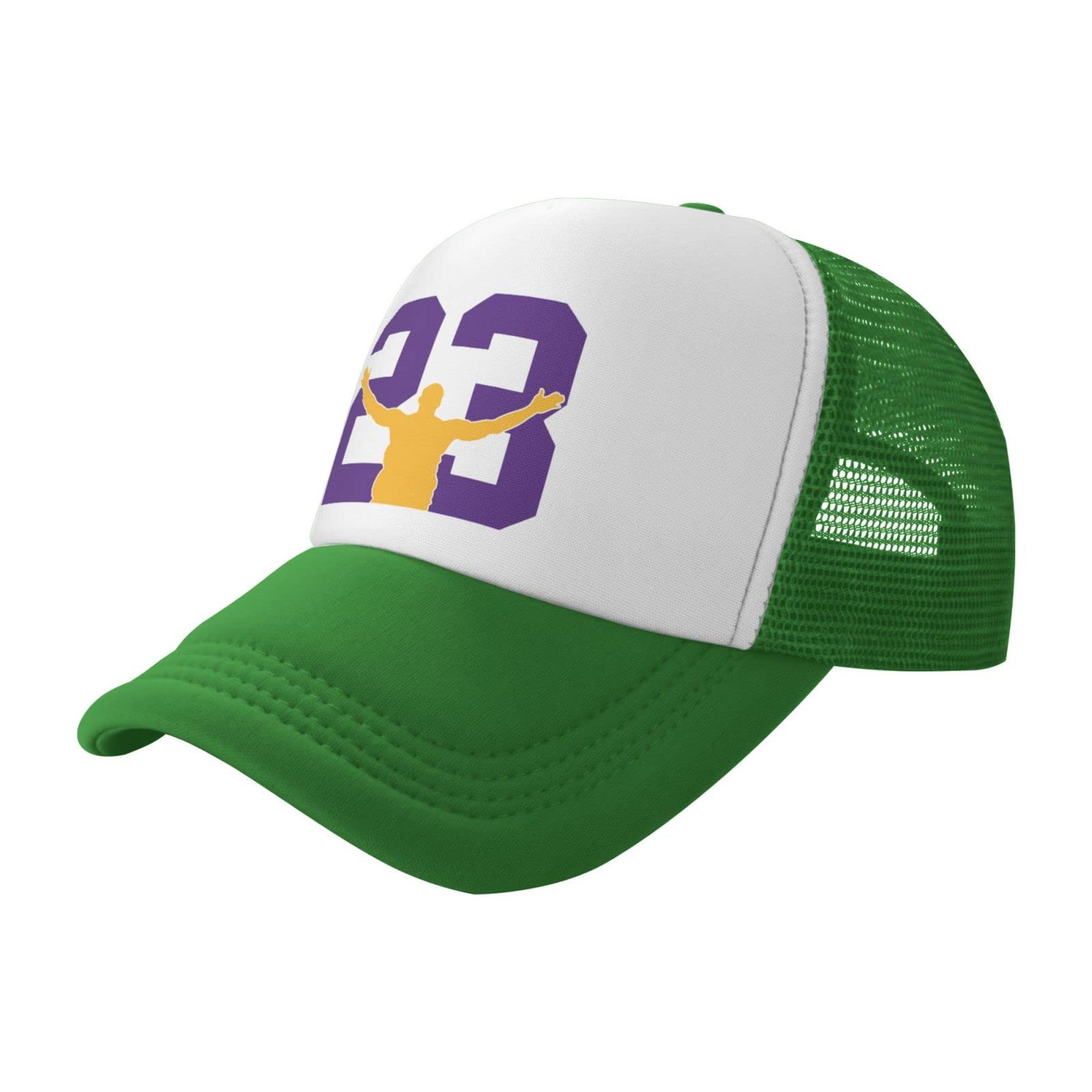 James Basketball 23 Mesh Trucker Cap - Adjustable Unisex Sports Hat for Men & Women - Perfect for Basketball Games, Outdoor Activities & Casual Wear