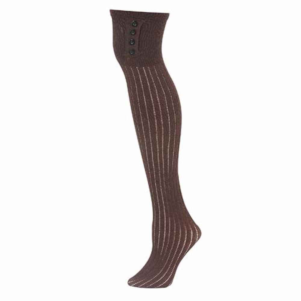 K. Bell Women's Assorted Over The Knee Tights Socks - Fashionable & Comfortable Thigh High Stockings for Casual, Office & Party Wear